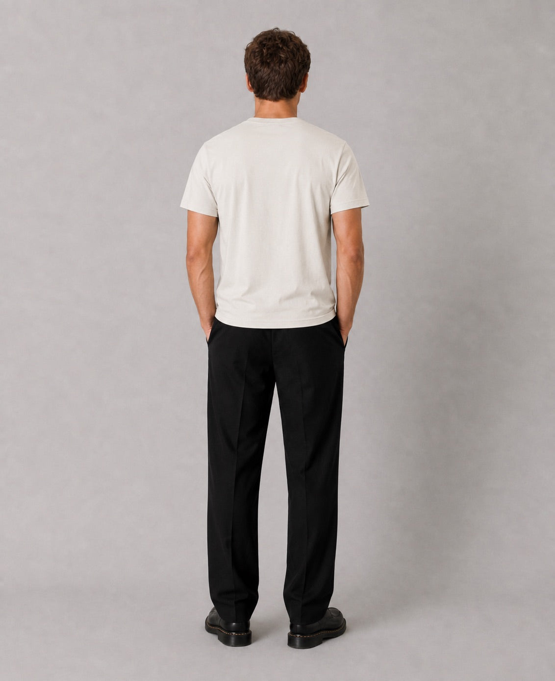 clean-cut-copenhagen-patrick-t-shirt-ecru-bio-baumwolle-herren image 4