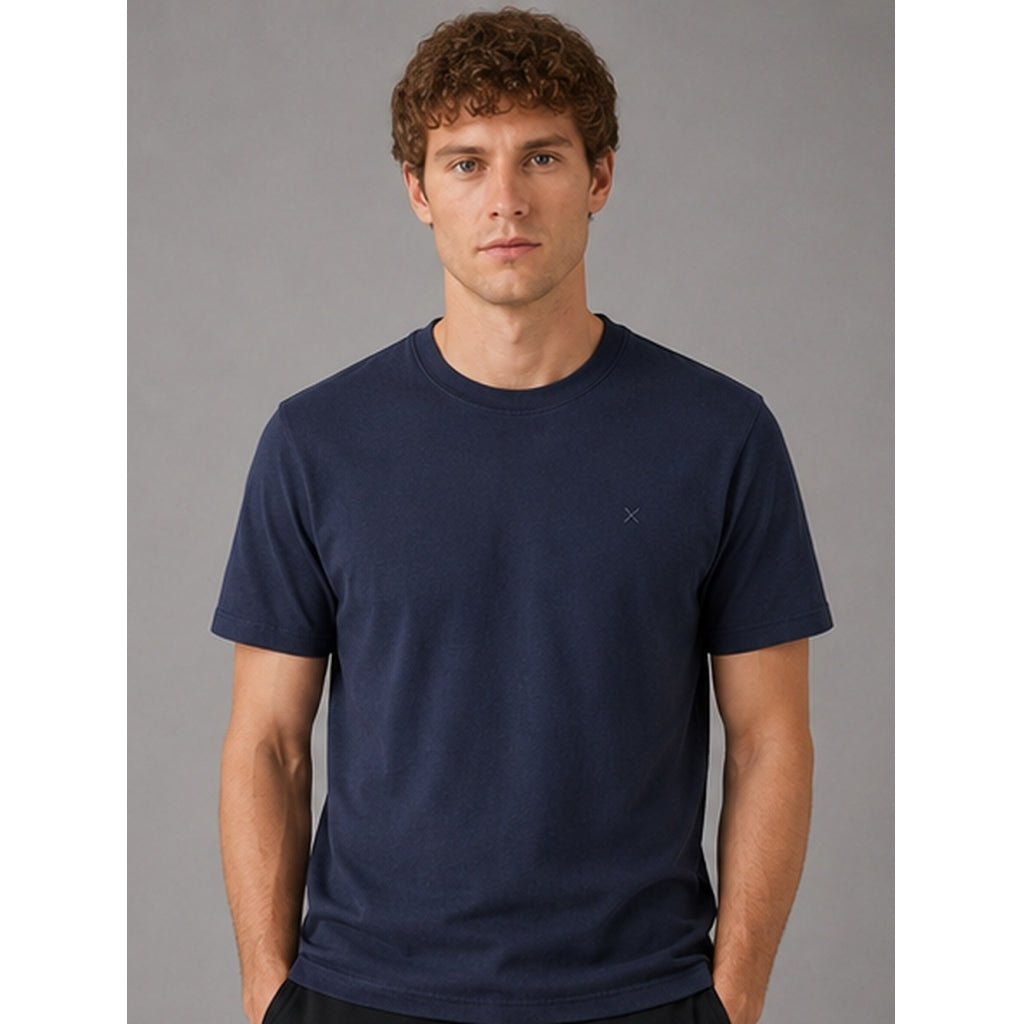 clean-cut-copenhagen-gorm-t-shirt-3er-pack-wei-navy-schwarz image 2