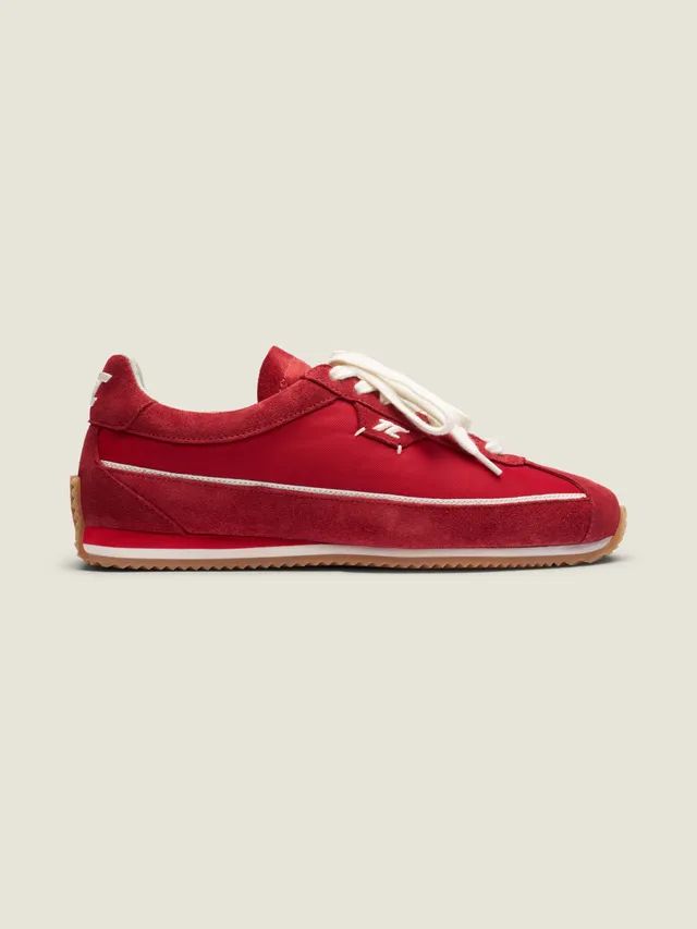 thesing-schumy-racing-red-sneaker-rot-velour image 1