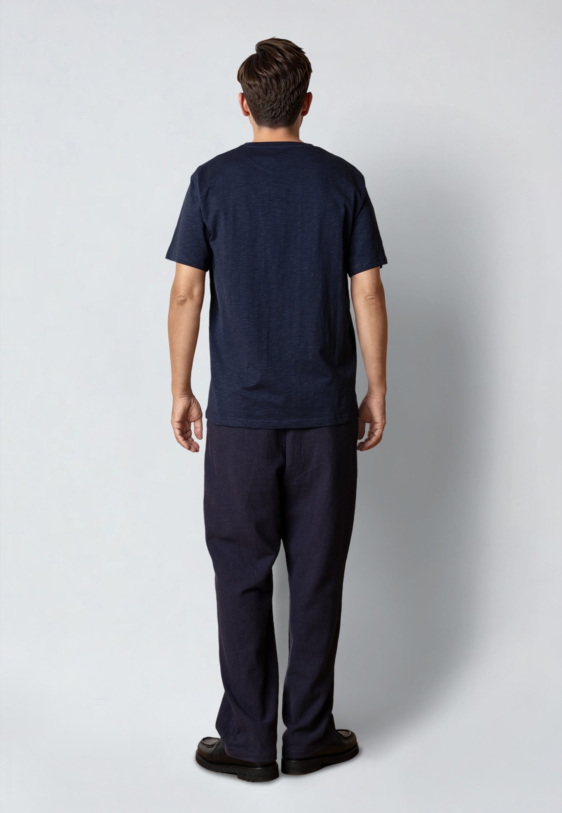 clean-cut-copenhagen-tribute-t-shirt-navy-bio-baumwolle image 4
