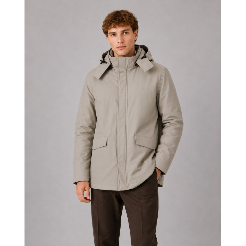 clean-cut-copenhagen-johan-parka-herren-brindle-beige-3000mm image 1