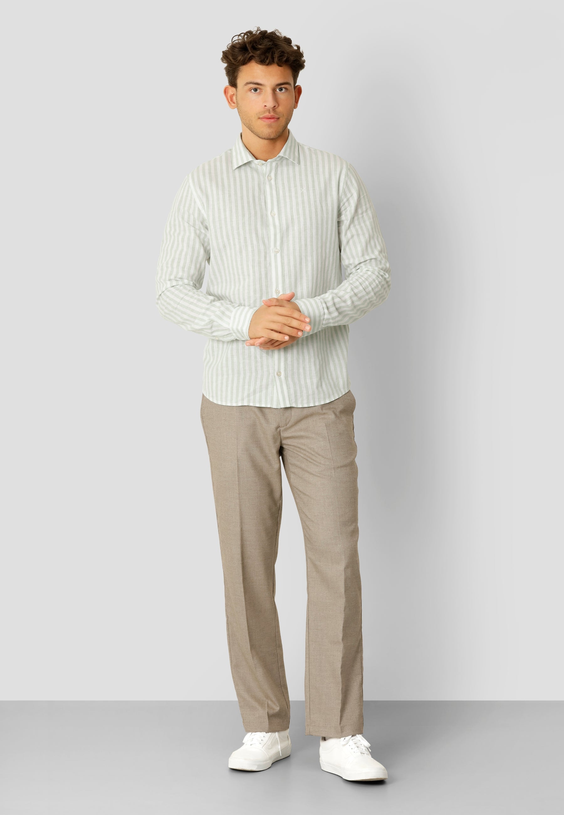 clean-cut-copenhagen-jamie-streifenhemd-minty-ecru image 3