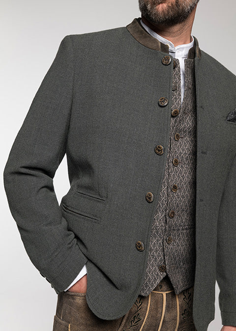 beckert-carlos-trachtenjacke-gr-n-wollstretch image 2
