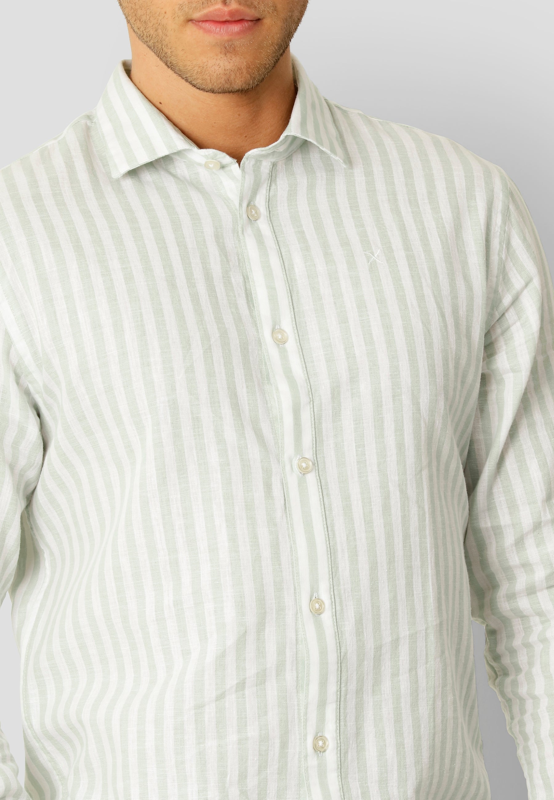 clean-cut-copenhagen-jamie-streifenhemd-minty-ecru image 2