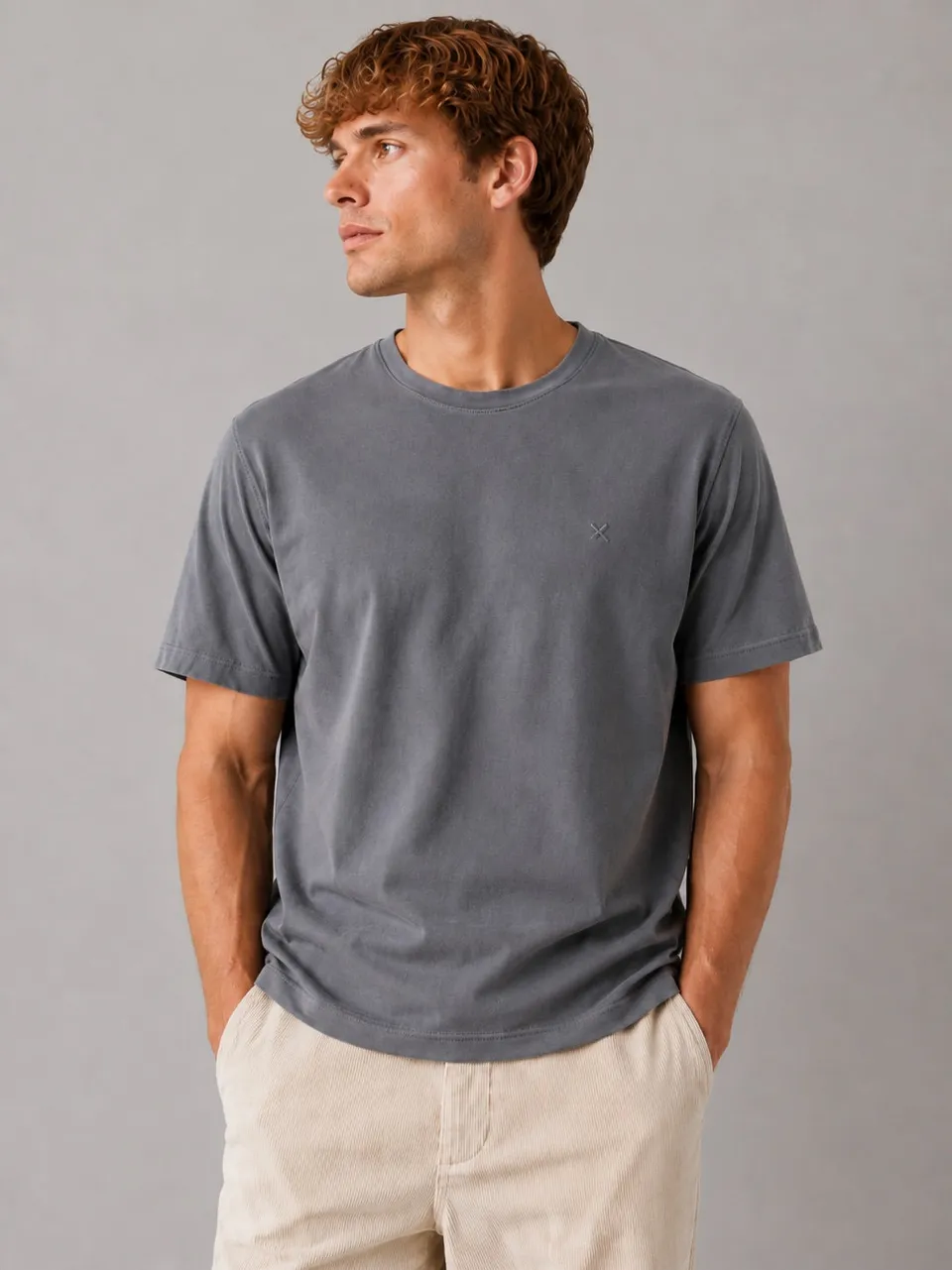 clean-cut-copenhagen-stable-t-shirt-grau-baumwolle-herren image 1
