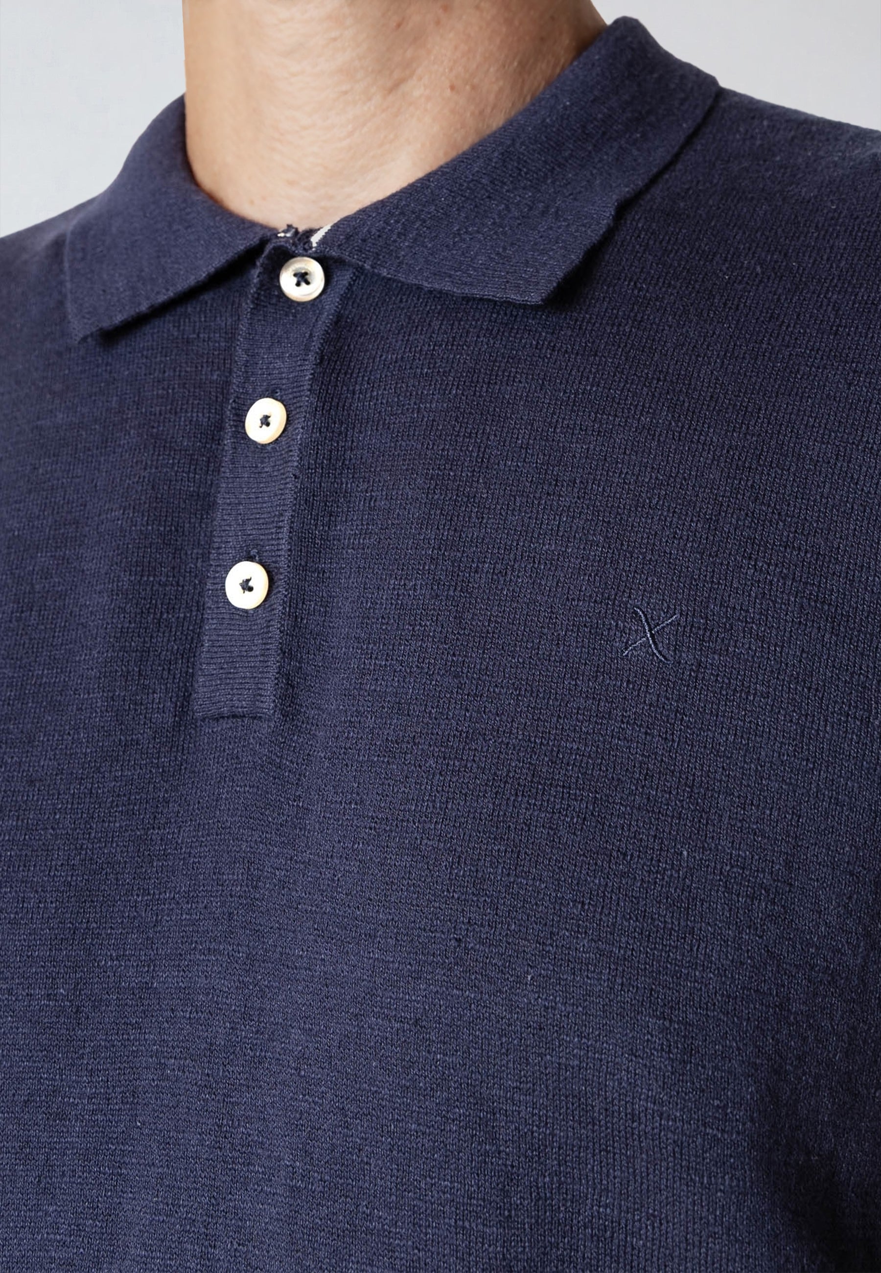 clean-cut-copenhagen-thomas-strick-polo-navy-l-baumwolle image 3