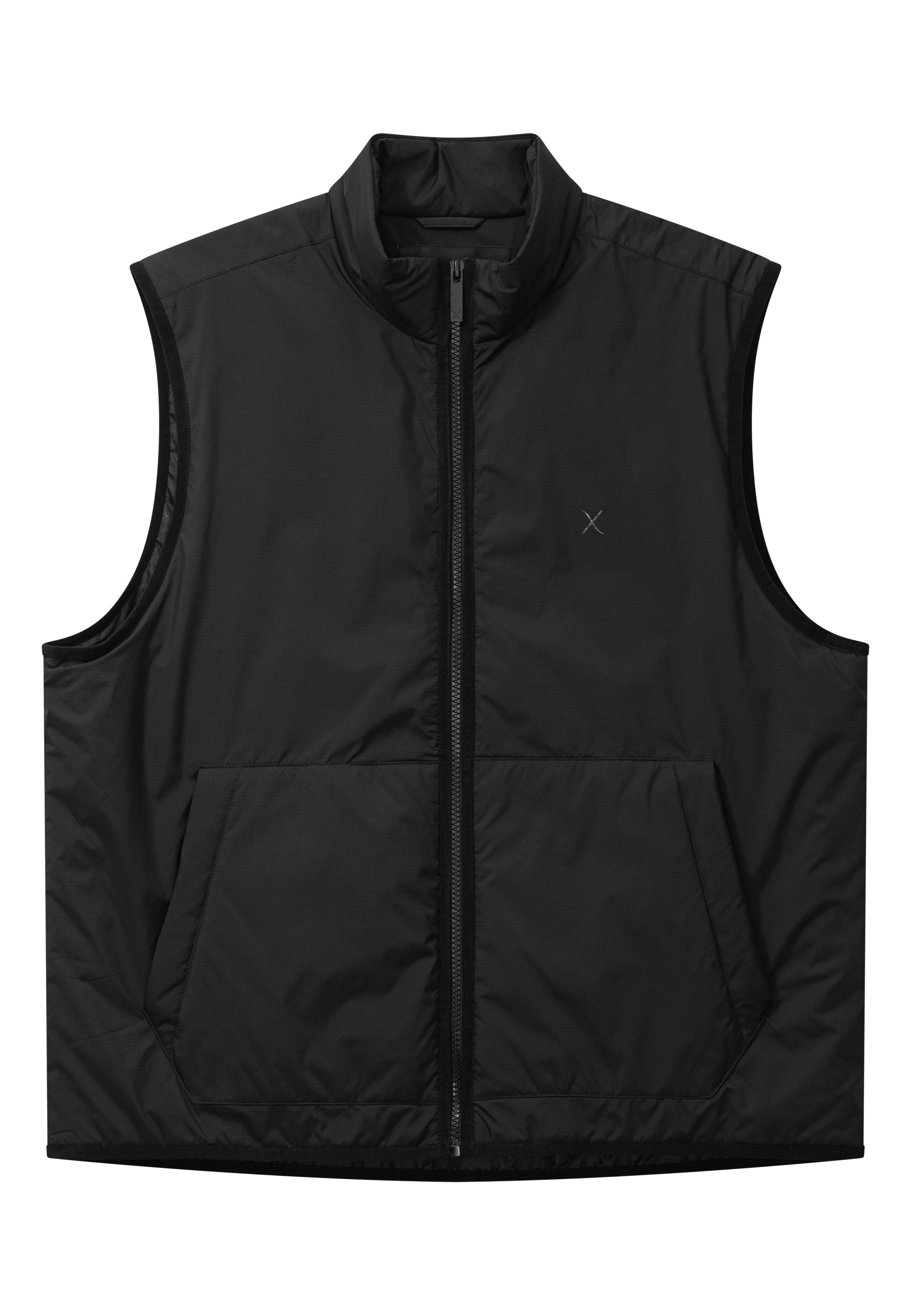 clean-cut-copenhagen-charly-ripstop-weste-schwarz-wattiert-herren image 1