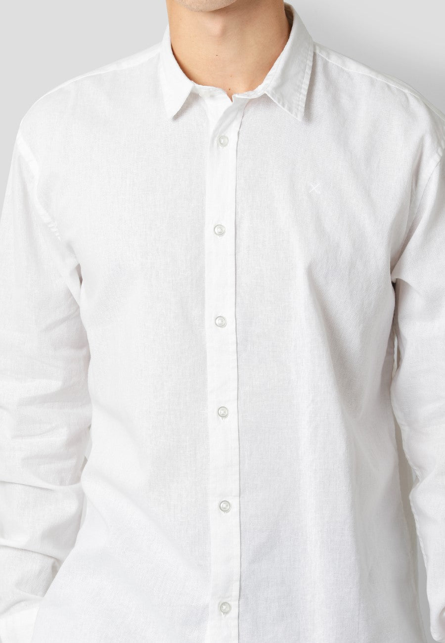 clean-cut-copenhagen-leinenhemd-wei-baumwolle-regular-fit image 2
