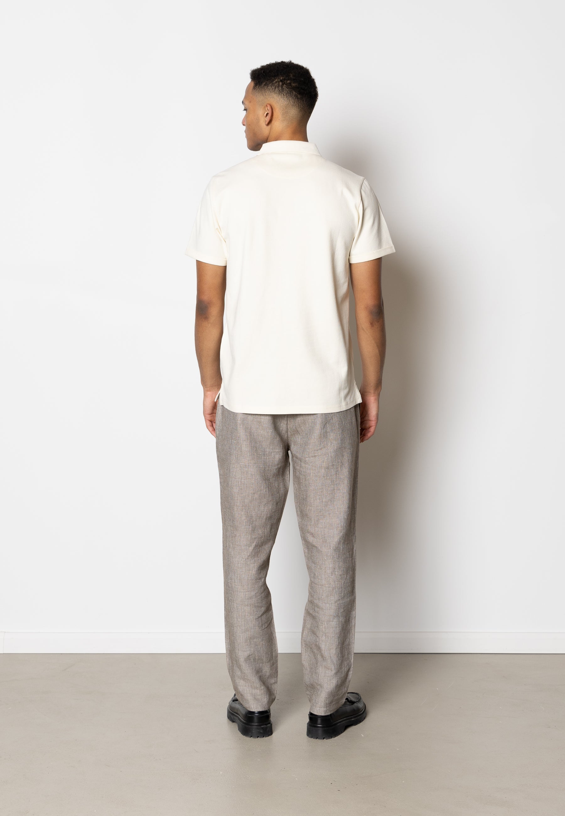 clean-cut-copenhagen-silkeborg-stretch-polo-herren-ecru-baumwolle image 6