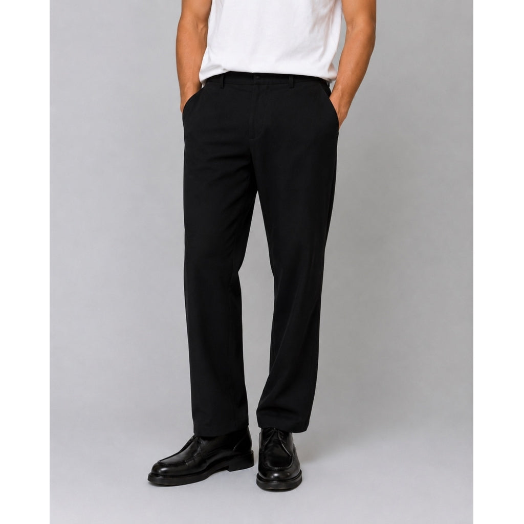 clean-cut-copenhagen-barcelona-flanell-hose-herren-schwarz-stretch image 1