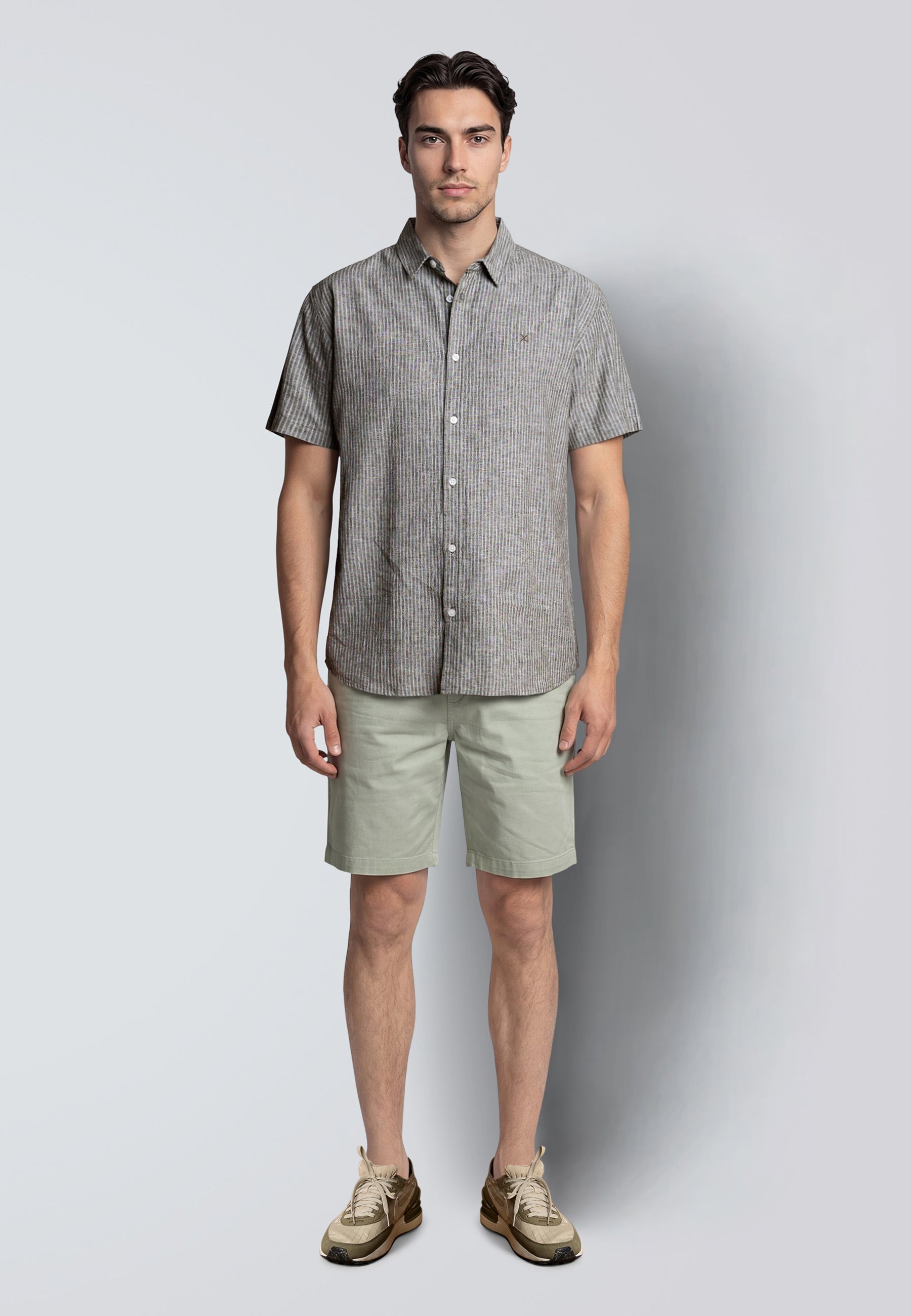 clean-cut-copenhagen-mitchell-chino-shorts-desert-sage-herren image 1