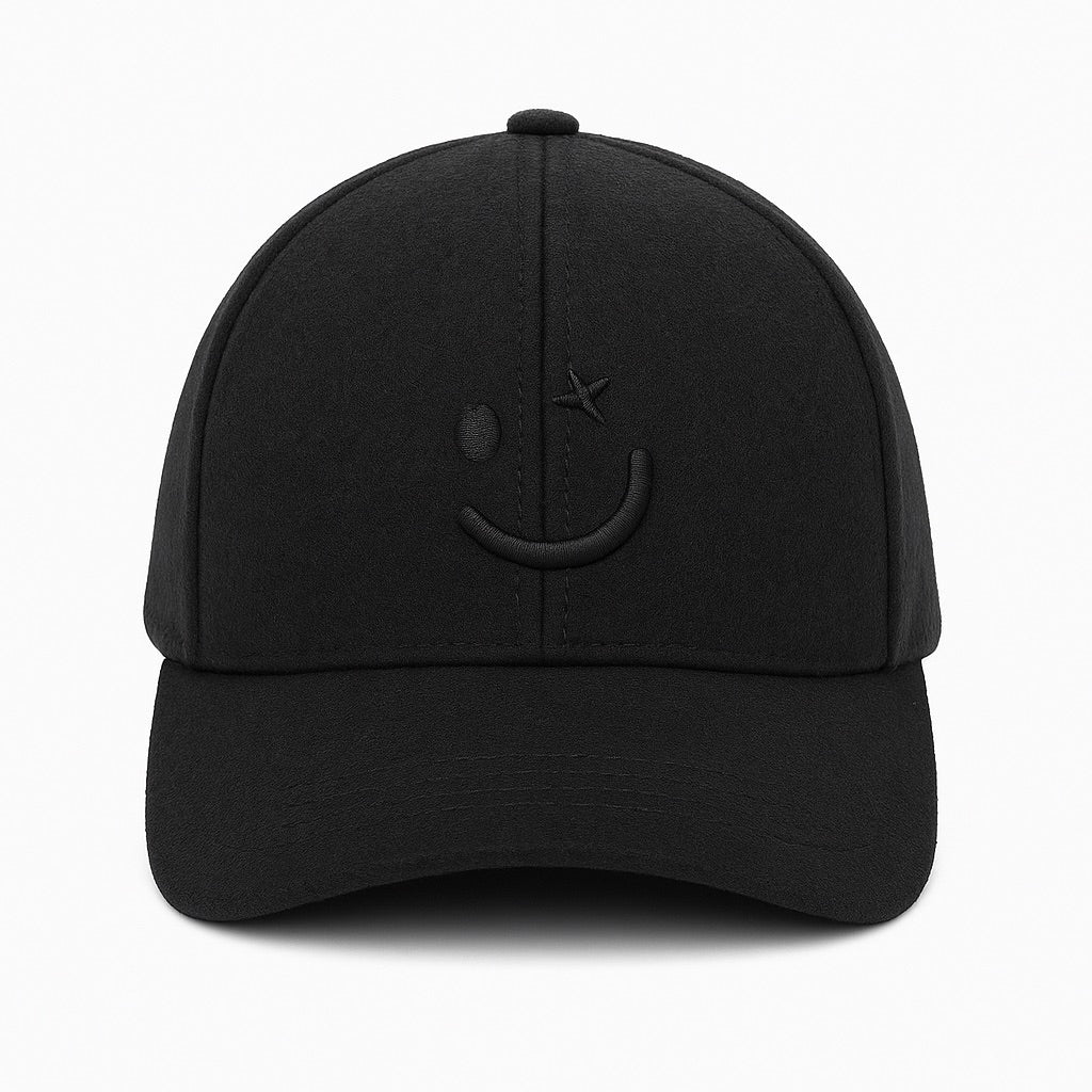 clean-cut-copenhagen-wool-cap-schwarz-herren-verstellbar image 4