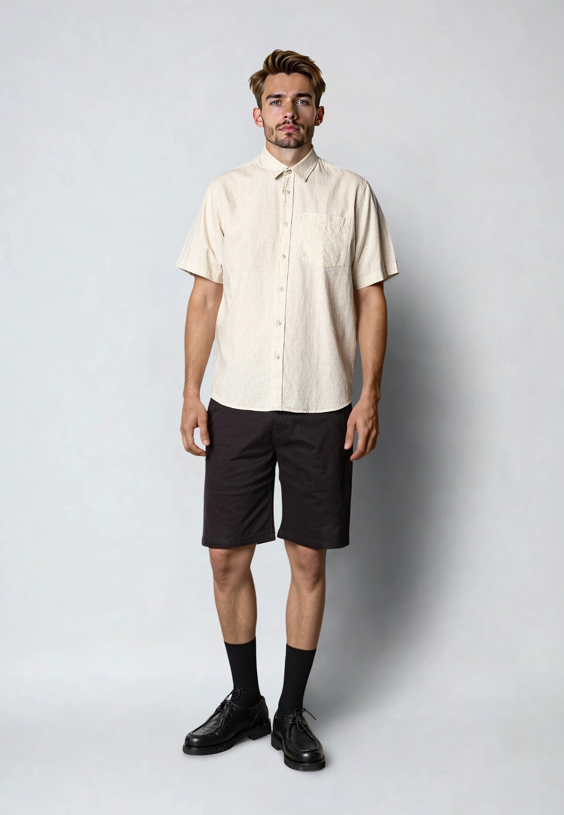 clean-cut-copenhagen-milano-chino-shorts-schwarz image 2