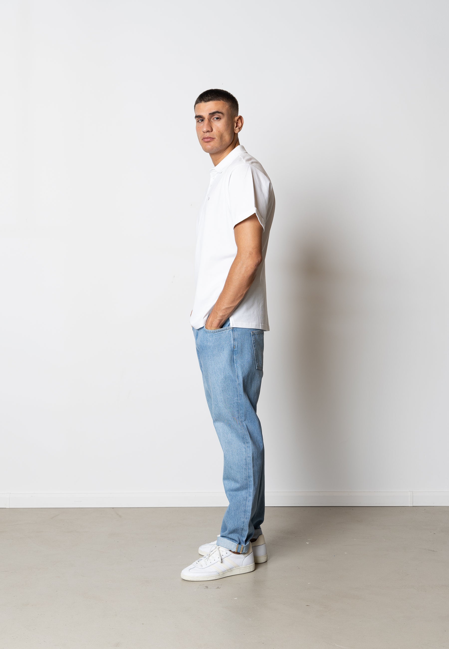 clean-cut-copenhagen-silkeborg-polo-wei-baumwolle-stretch image 4