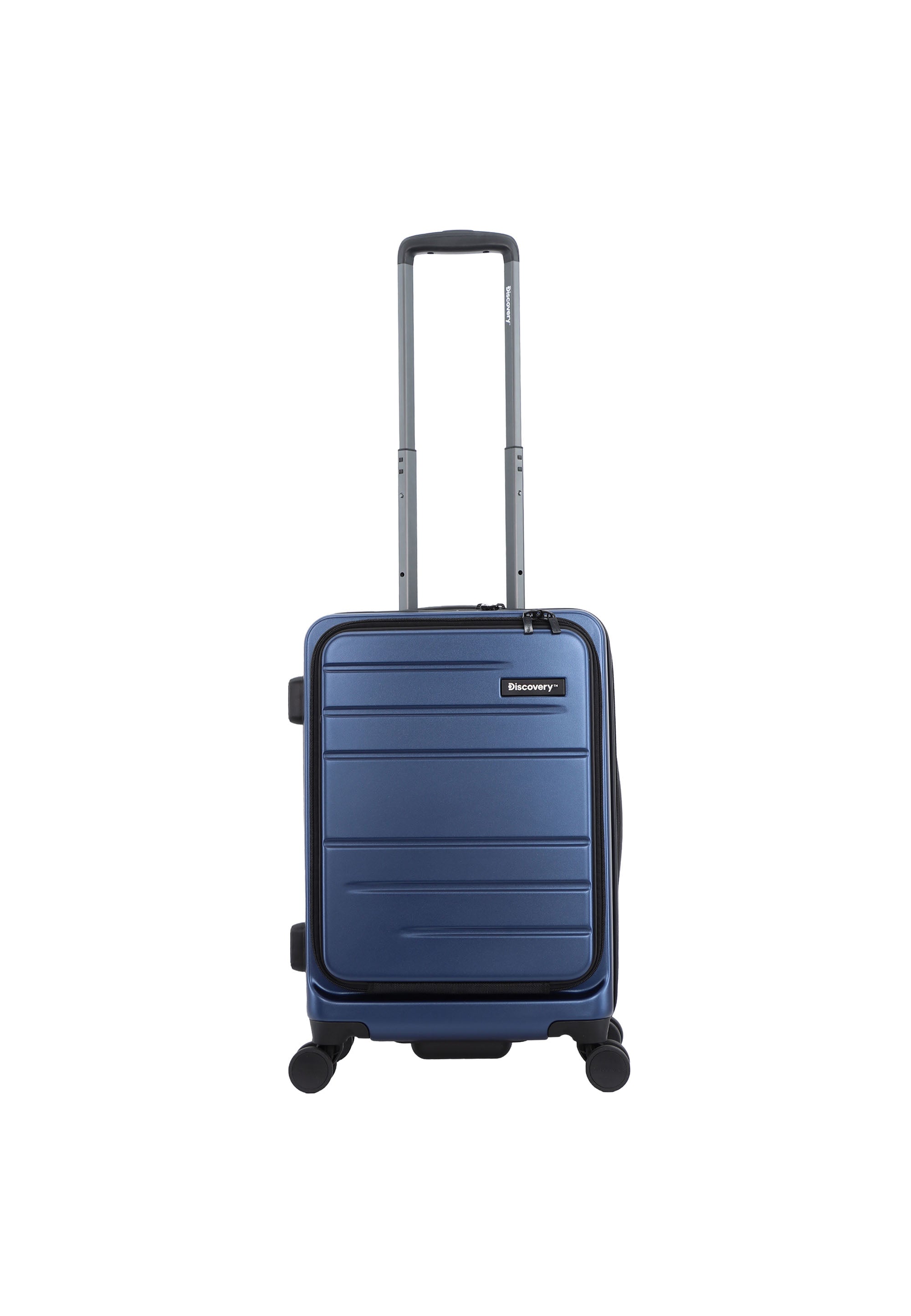 discovery-patrol-hartschalenkoffer-handgep-ck-s-blau-front-ffnung image 2