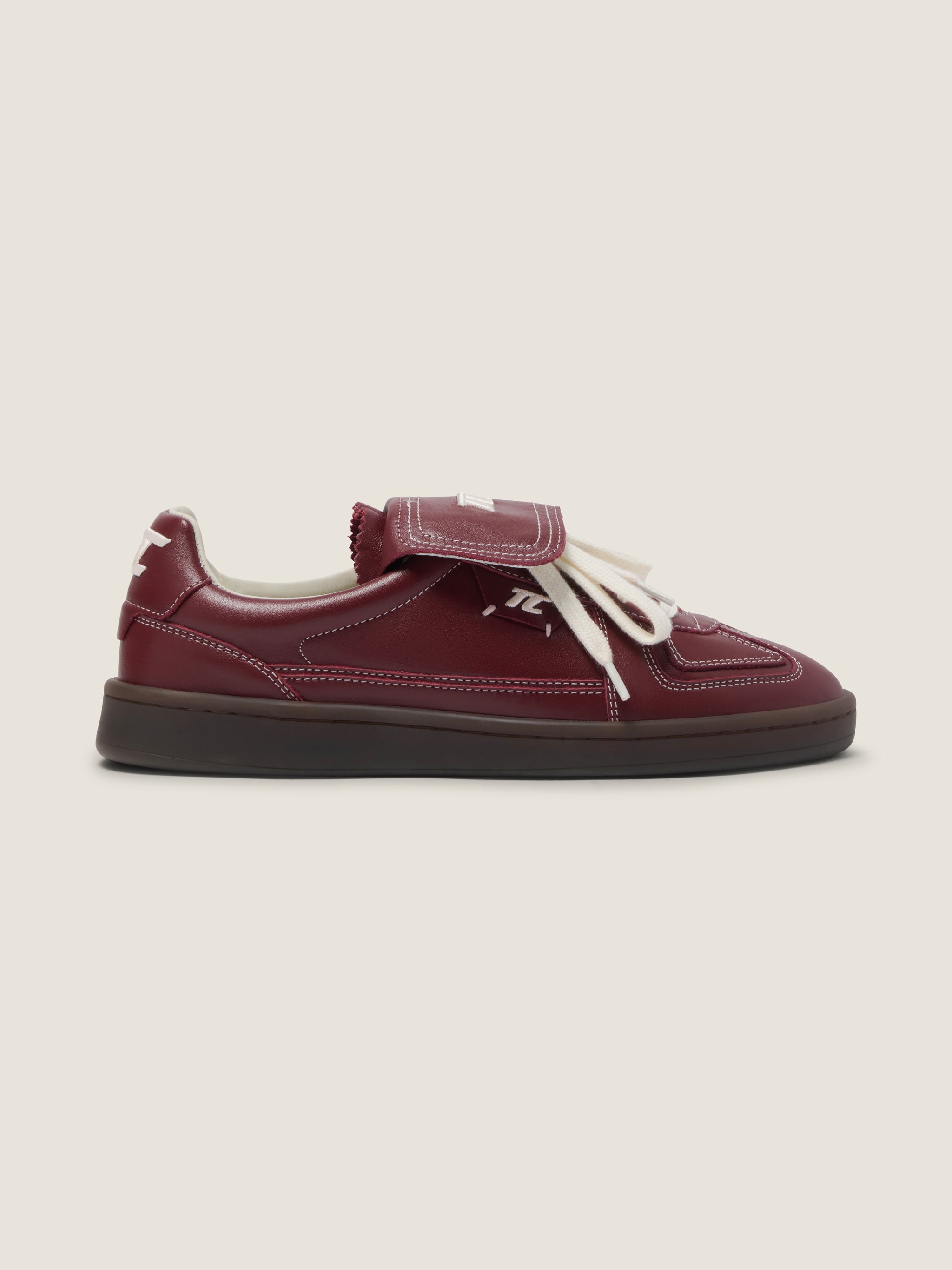 thesing-big-bang-sneaker-bordeaux-matt-leder-gummisohle image 2