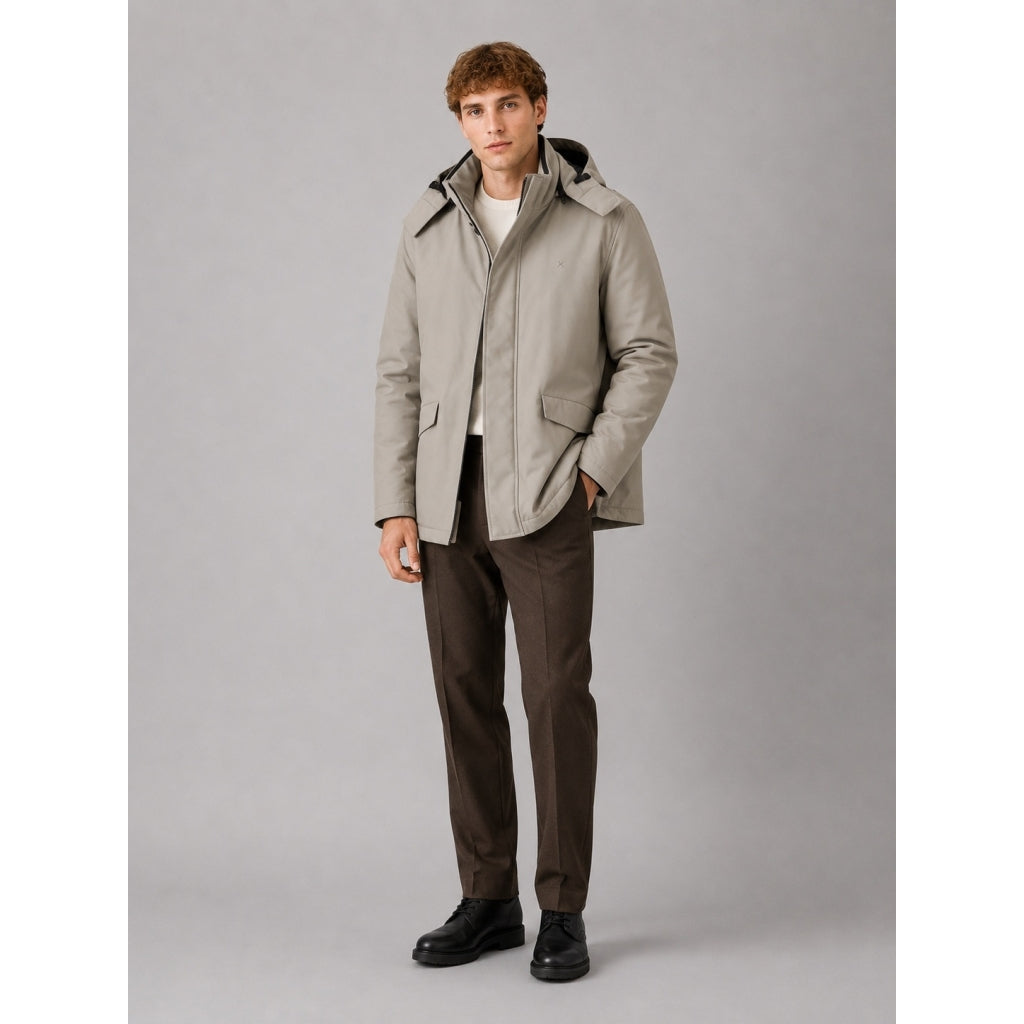 clean-cut-copenhagen-johan-parka-herren-brindle-beige-3000mm image 3