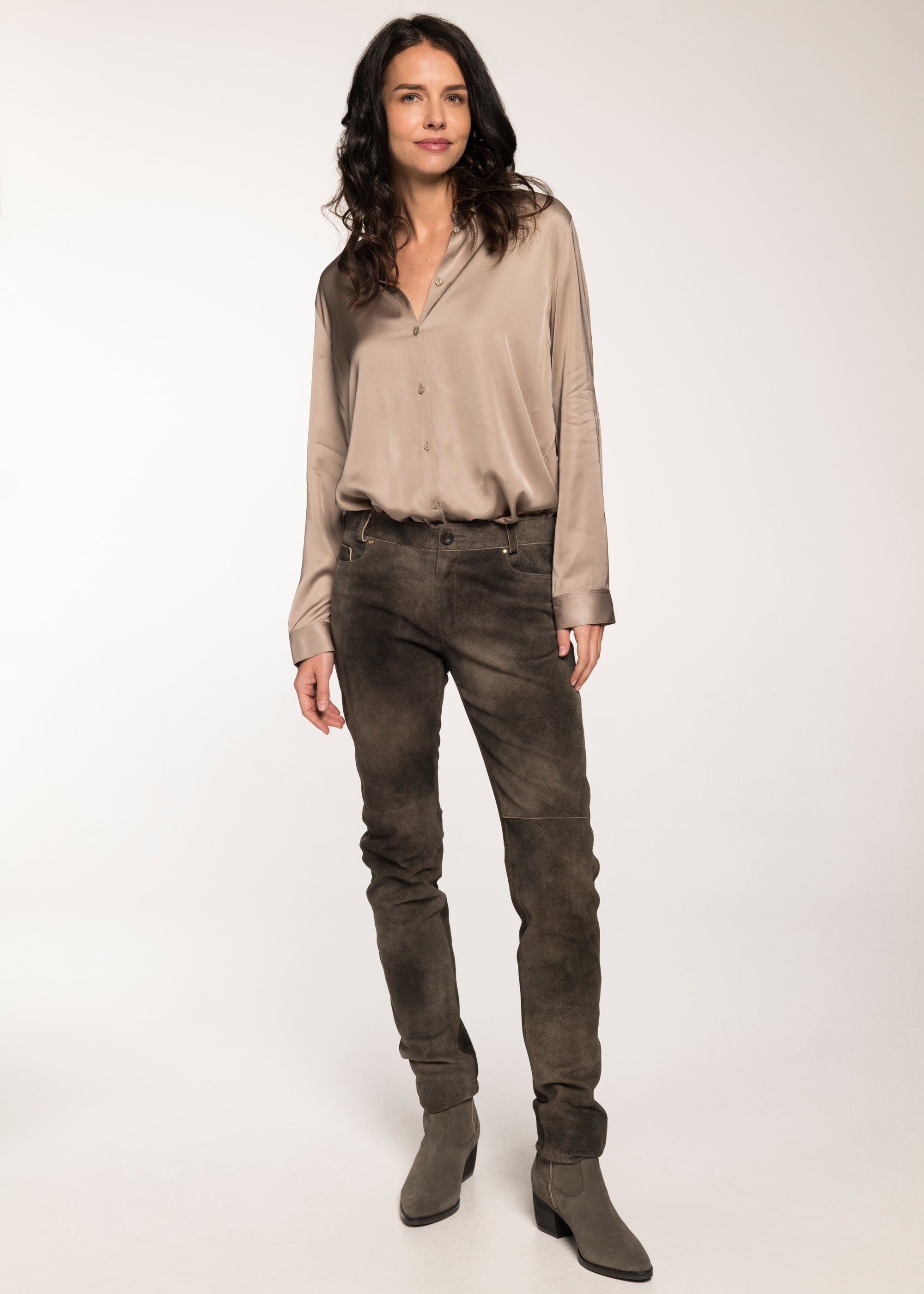 beckert-cortney-damen-lederhose-roggen-wildbockleder image 1
