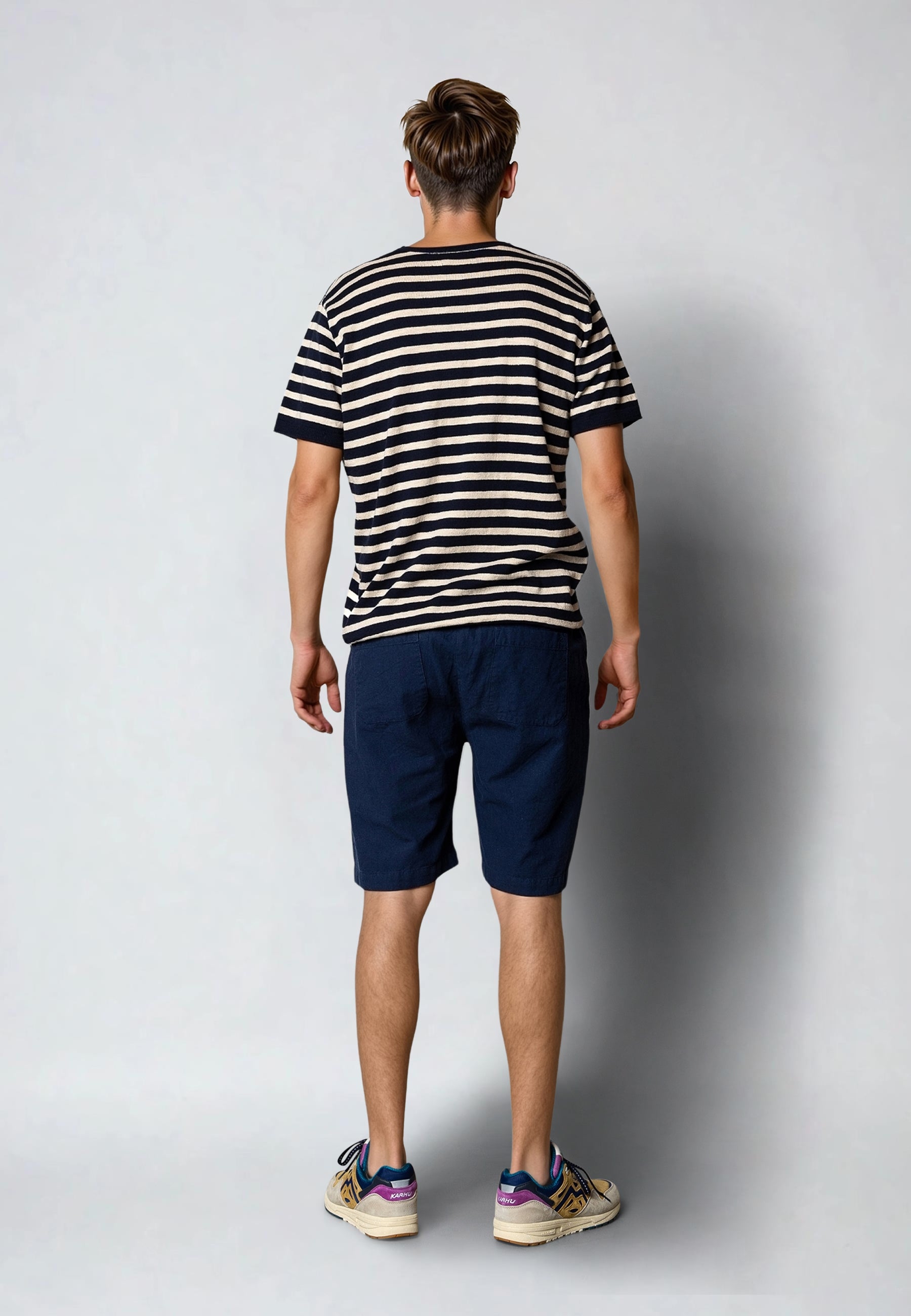 clean-cut-copenhagen-barcelona-shorts-navy-leinen image 4