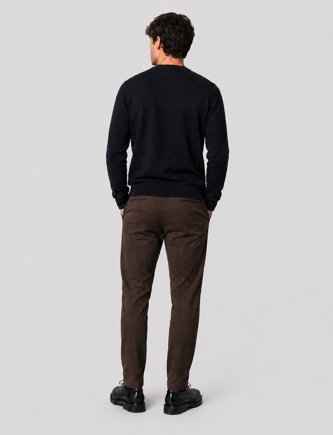 clean-cut-copenhagen-brendon-jersey-pants-hose-dunkelbraun-stretch image 4