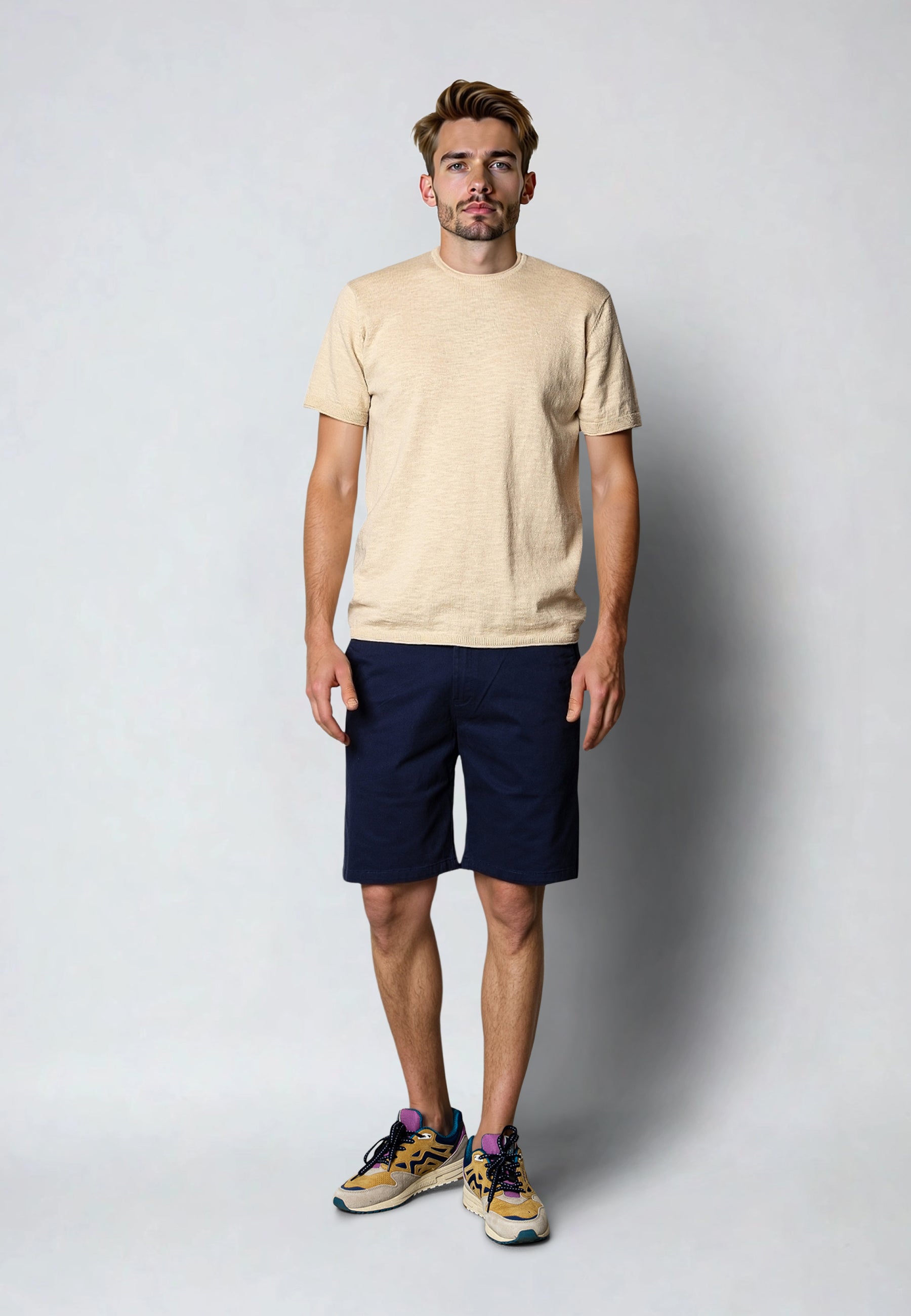 clean-cut-copenhagen-milano-chino-shorts-herren-navy-stretch image 2