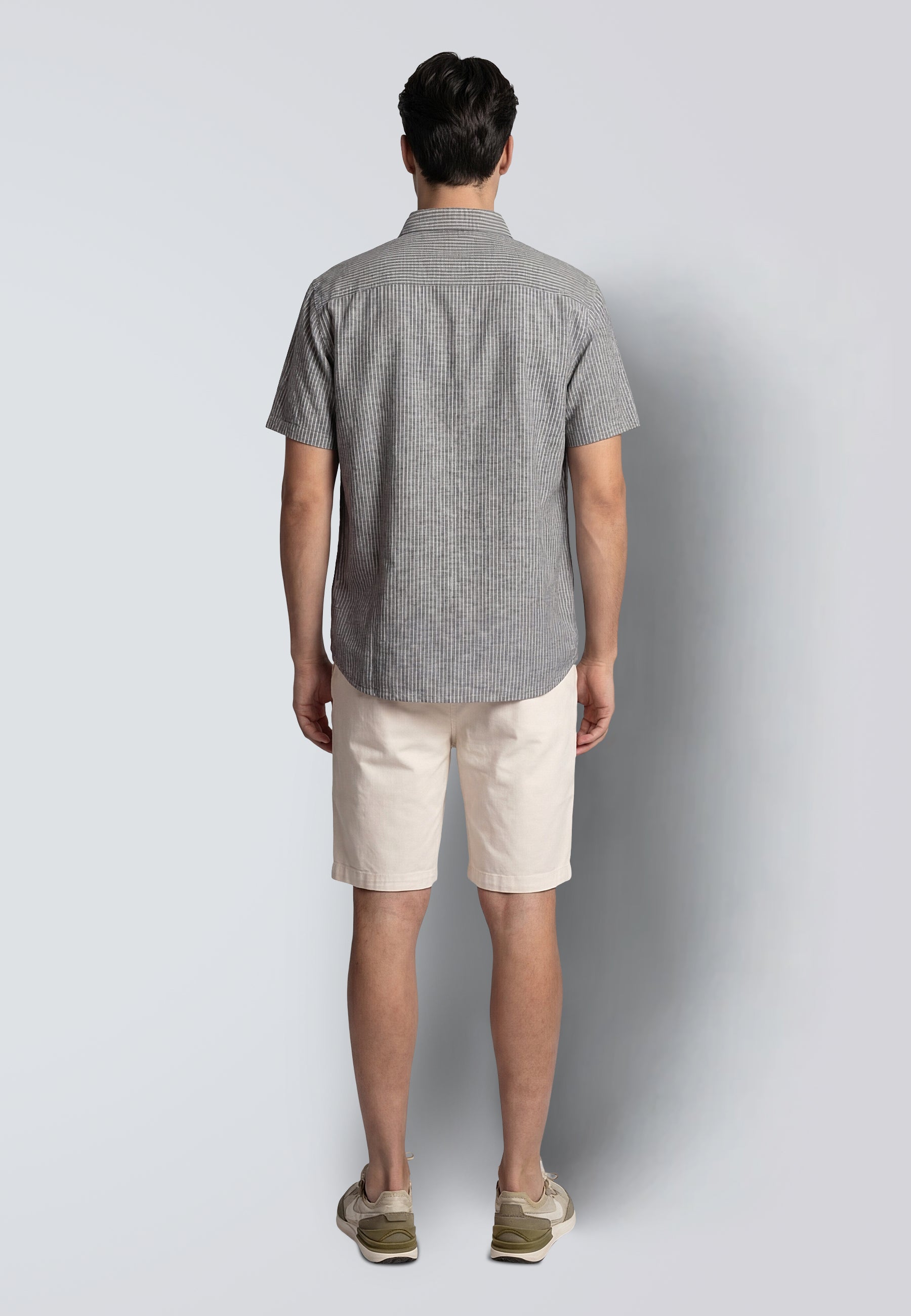 clean-cut-copenhagen-mitchell-twill-shorts-ecru-baumwolle image 4
