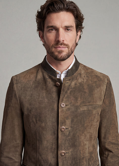beckert-jacken-chester-lederjacke-bronze-ziegenvelours image 2