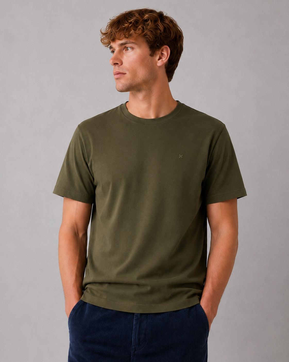 clean-cut-copenhagen-stable-t-shirt-army-baumwolle image 1