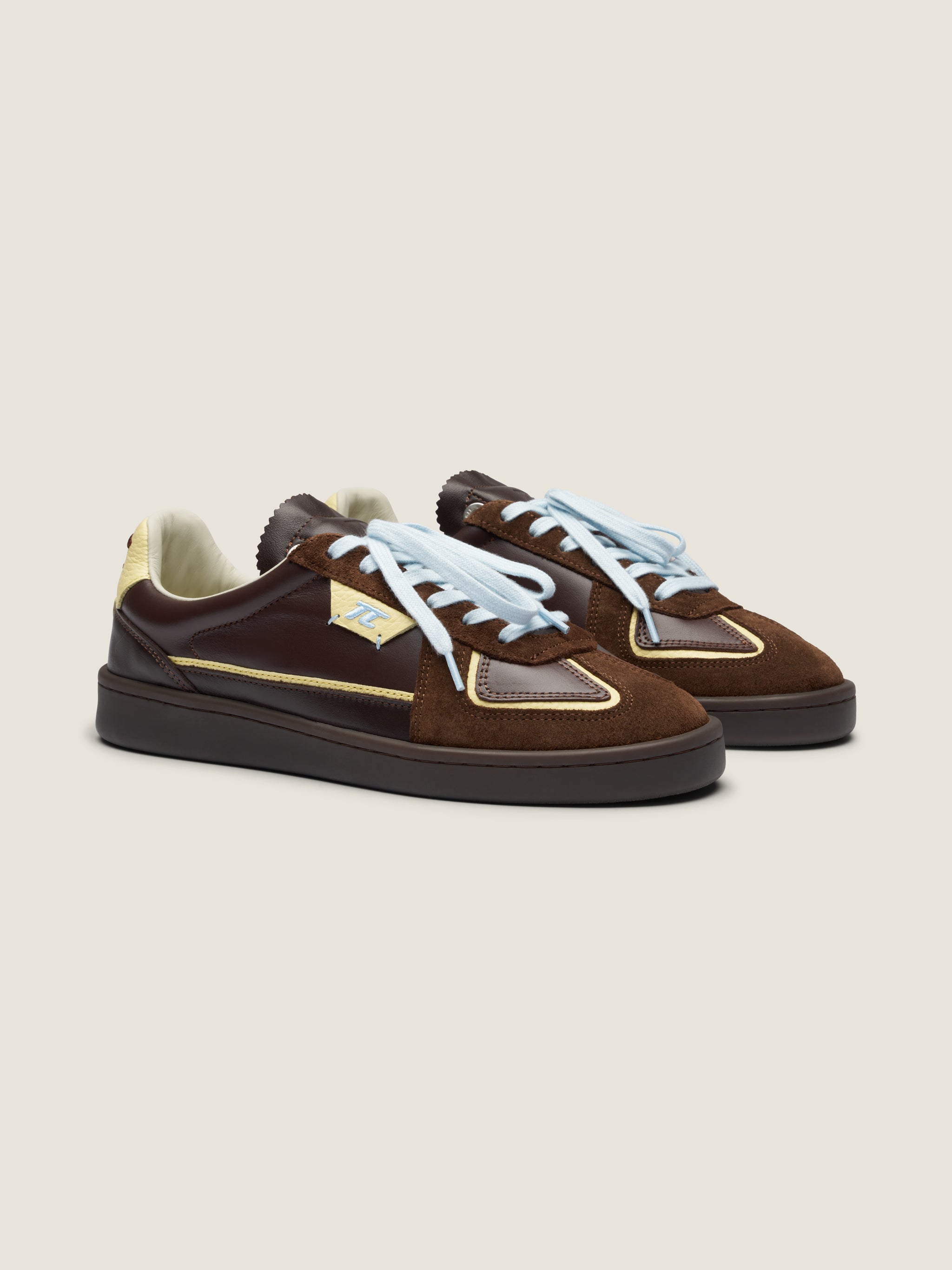 thesing-big-bang-brown-yellow-sneaker-gelb-samt image 7