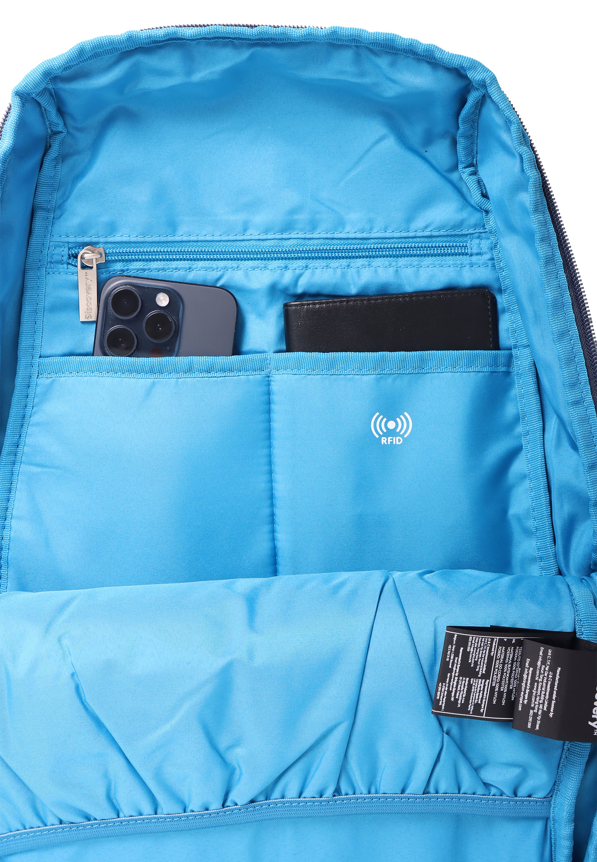 discovery-commuter-urban-outdoor-rucksack-blau-rfid-0-34kg image 8