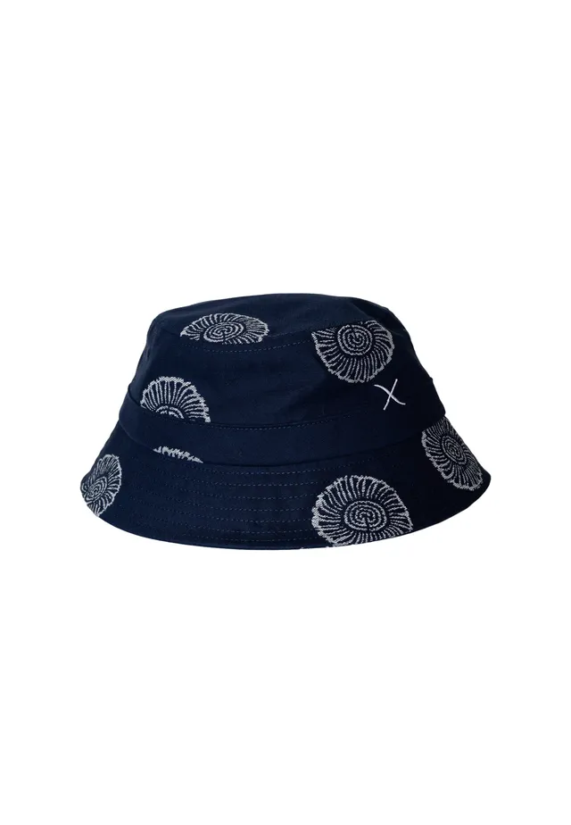clean-cut-copenhagen-miller-bucket-hat-herren-navy-baumwolle image 1