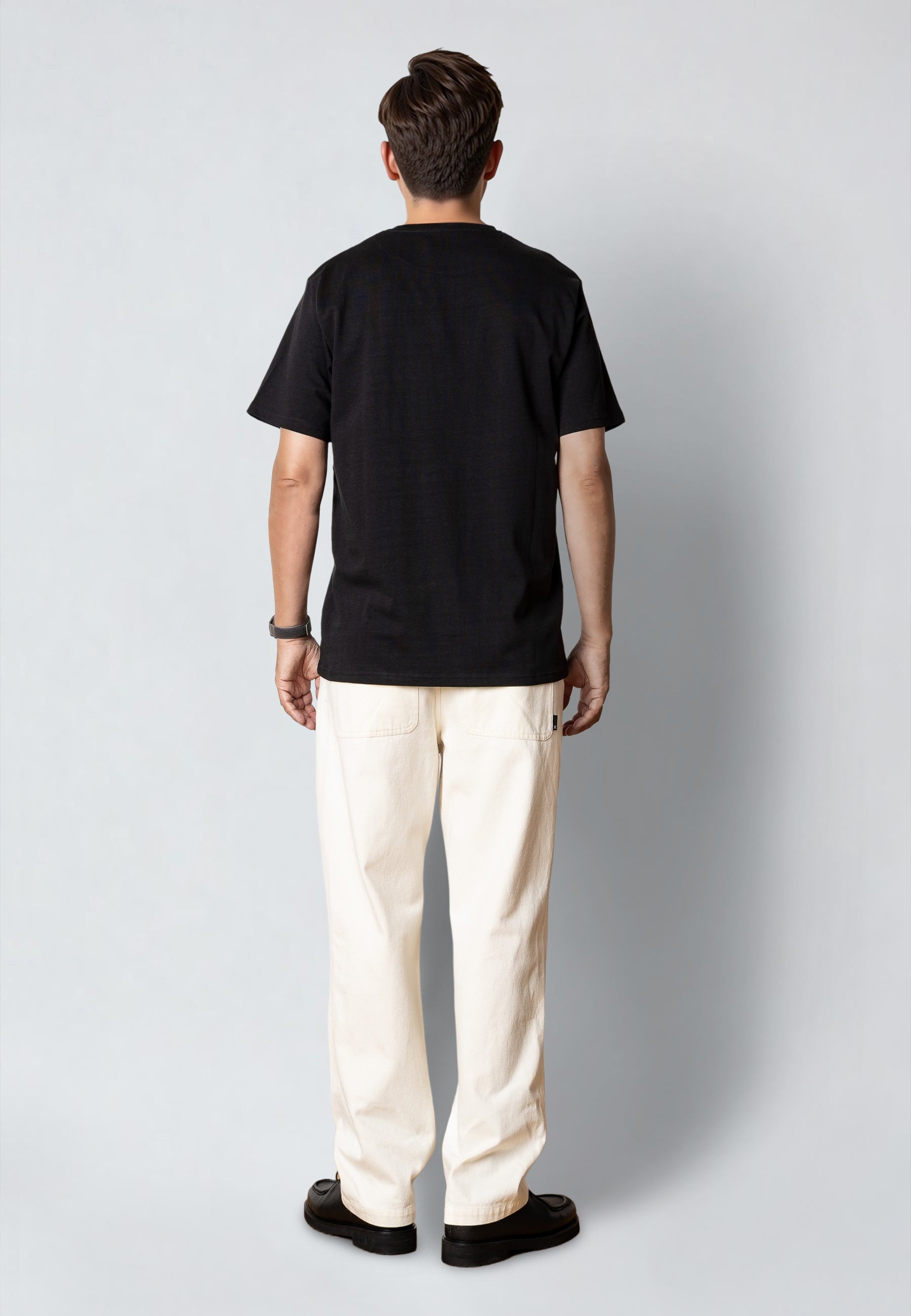 clean-cut-copenhagen-circle-t-shirt-herren-schwarz-baumwolle image 6