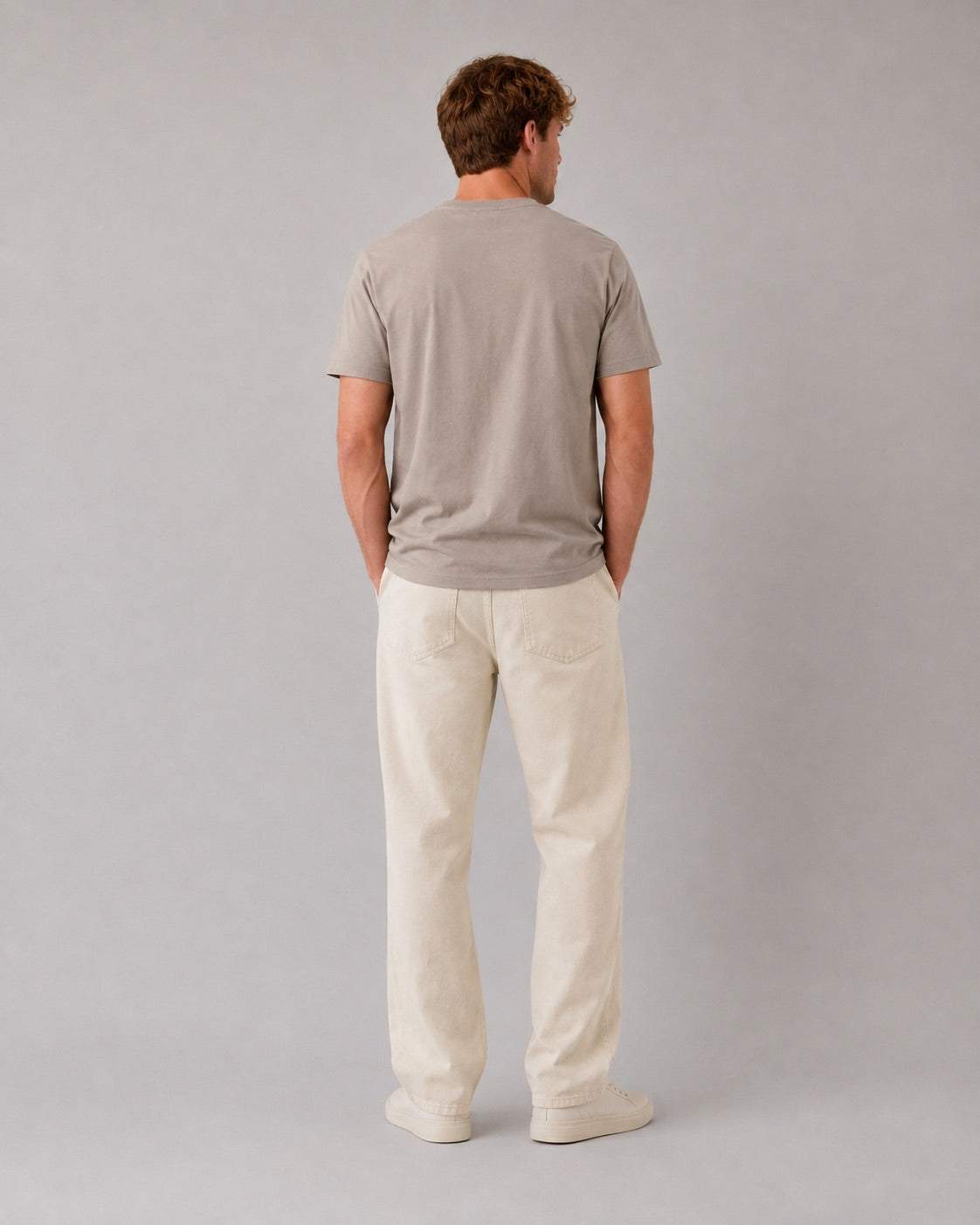 clean-cut-copenhagen-stable-t-shirt-brindle-beige-basic image 3