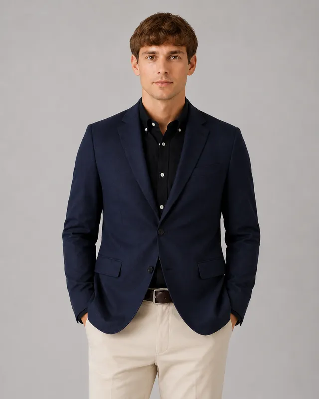 clean-cut-copenhagen-brendon-jersey-blazer-navy-stretch image 1