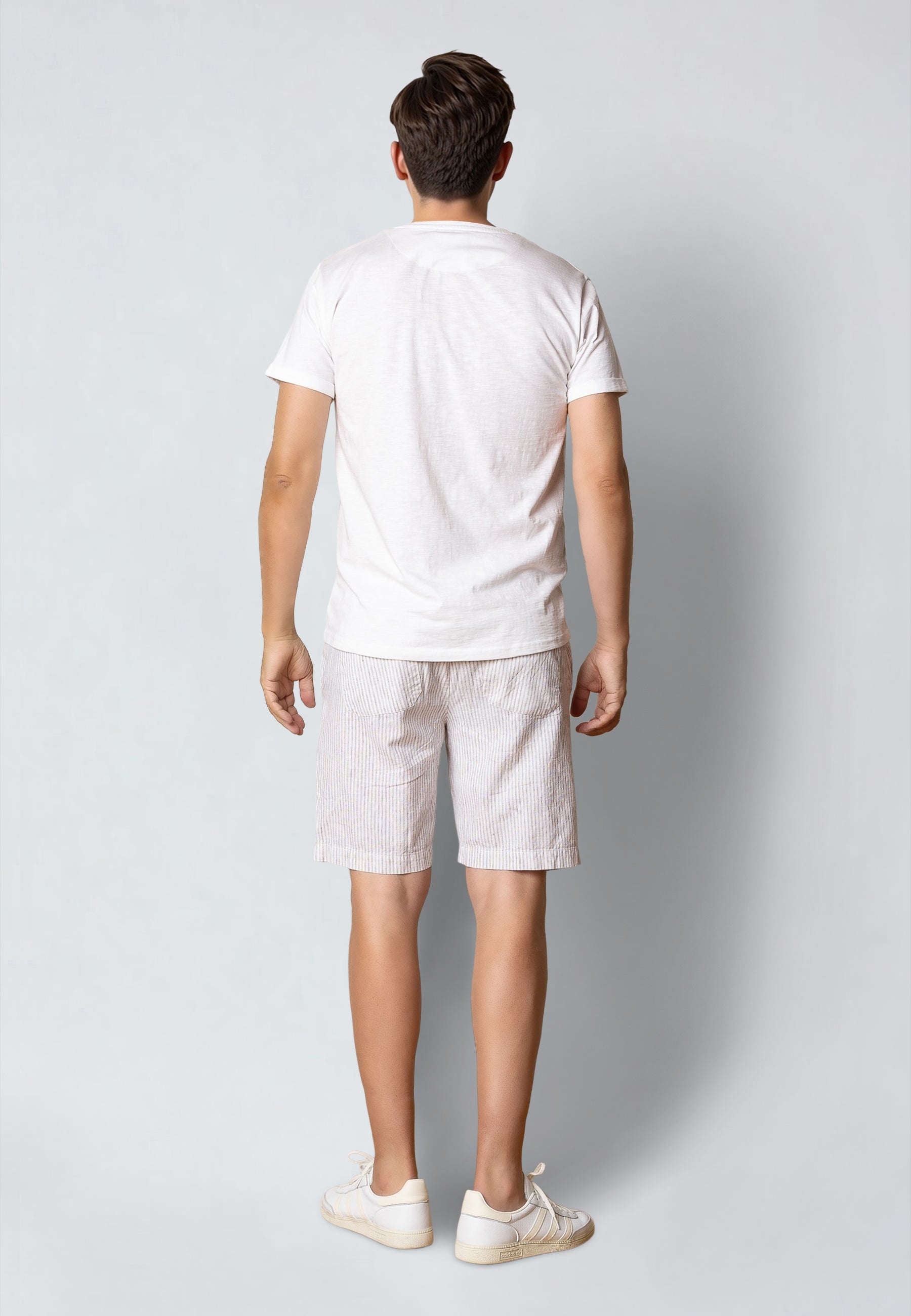 clean-cut-copenhagen-barcelona-leinen-shorts-white-shitake image 6