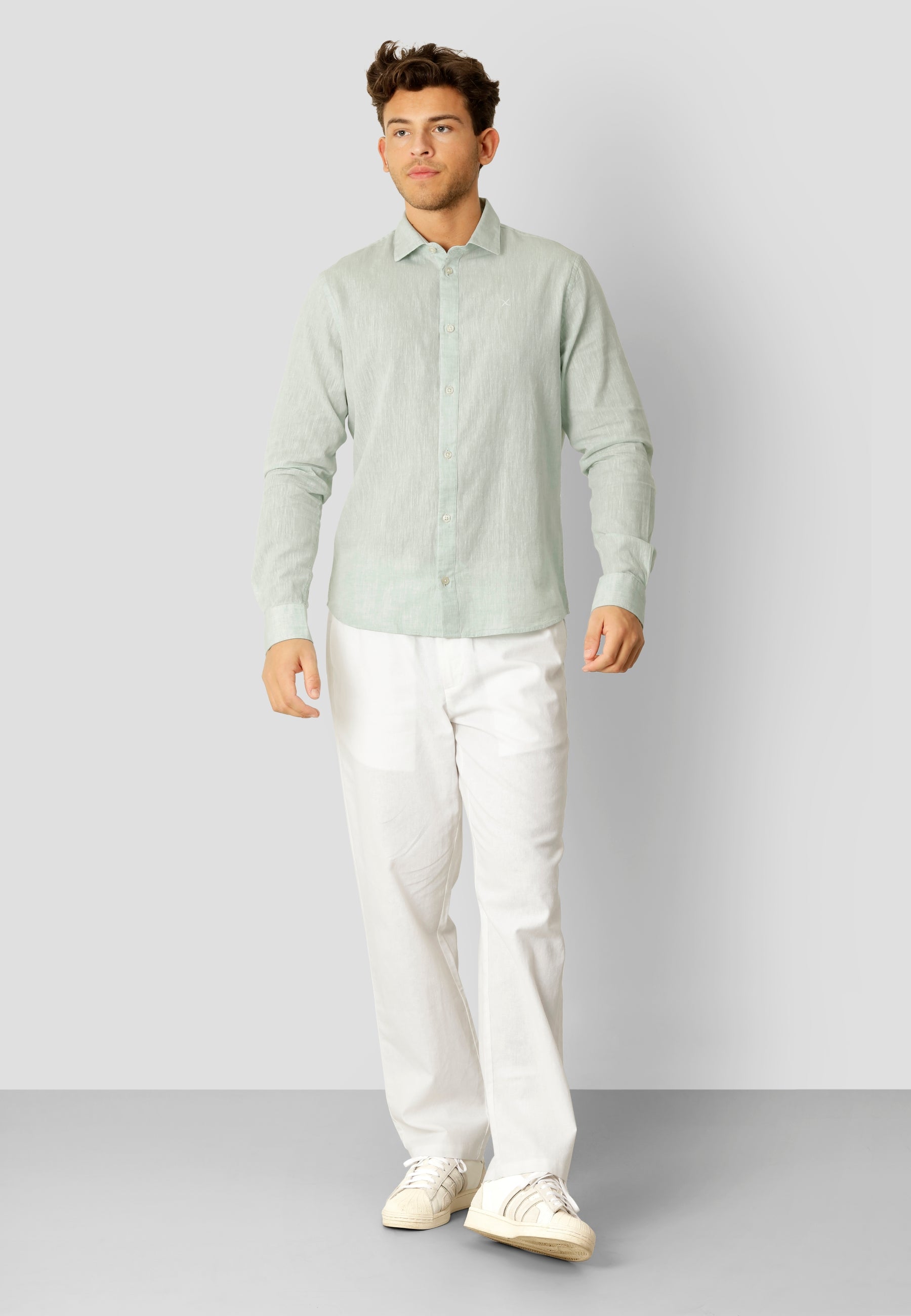clean-cut-copenhagen-jamie-leinenhemd-minty-green-herren image 3