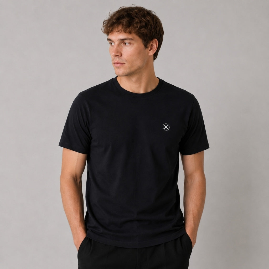 clean-cut-copenhagen-x-organic-t-shirt-schwarz-bio-baumwolle image 1