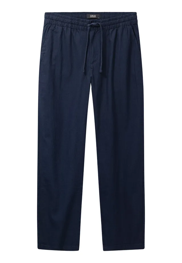 clean-cut-copenhagen-barcelona-leinenhose-navy-l image 1