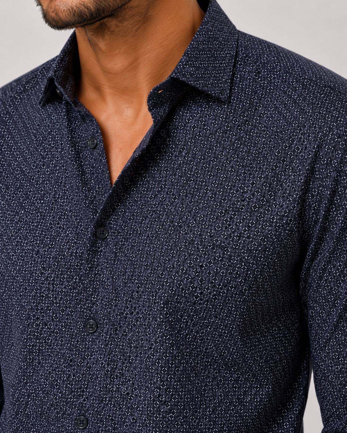 clean-cut-copenhagen-formal-stretch-hemd-navy-huckleberry image 3