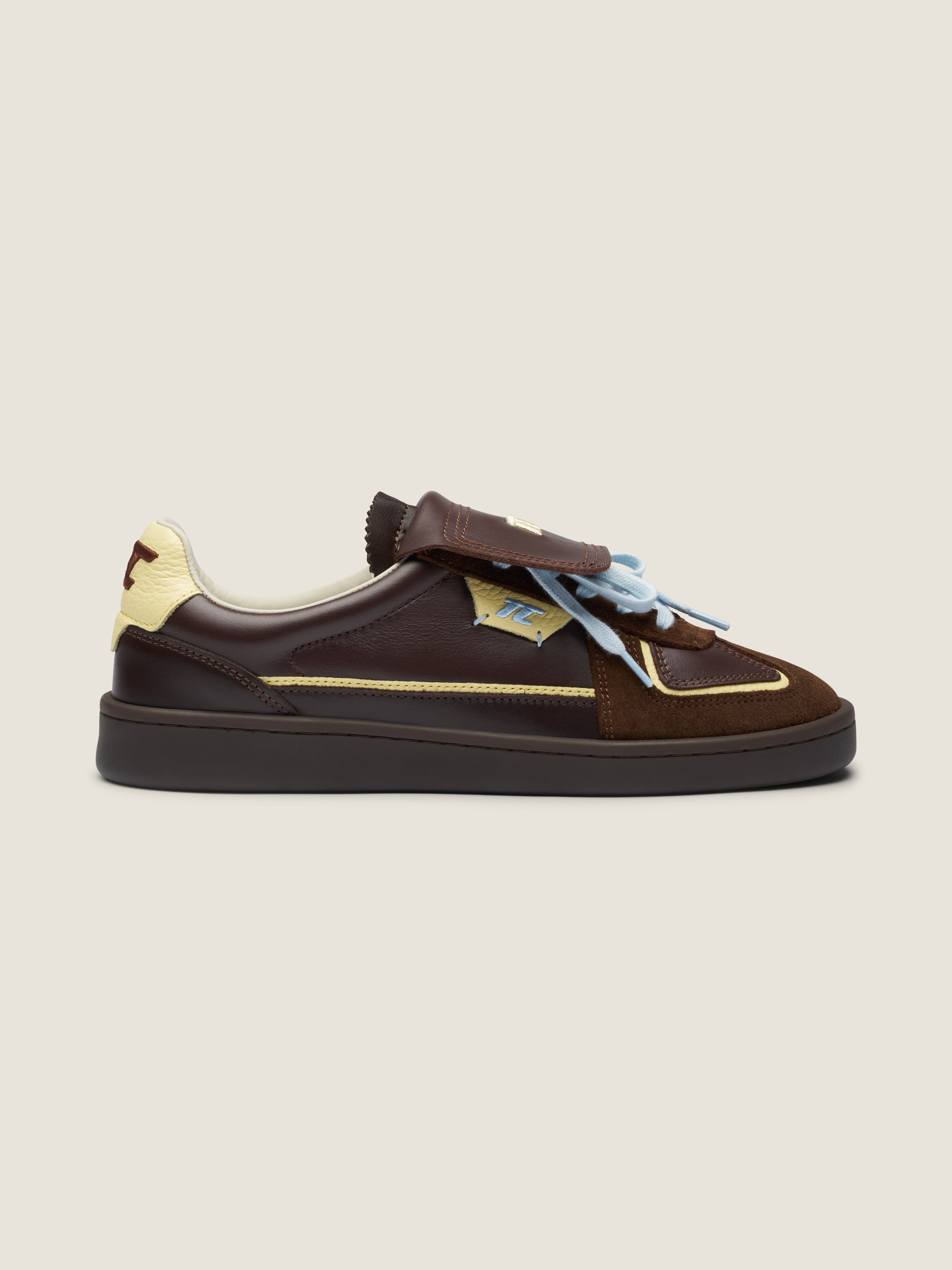 thesing-big-bang-brown-yellow-sneaker-gelb-samt image 2