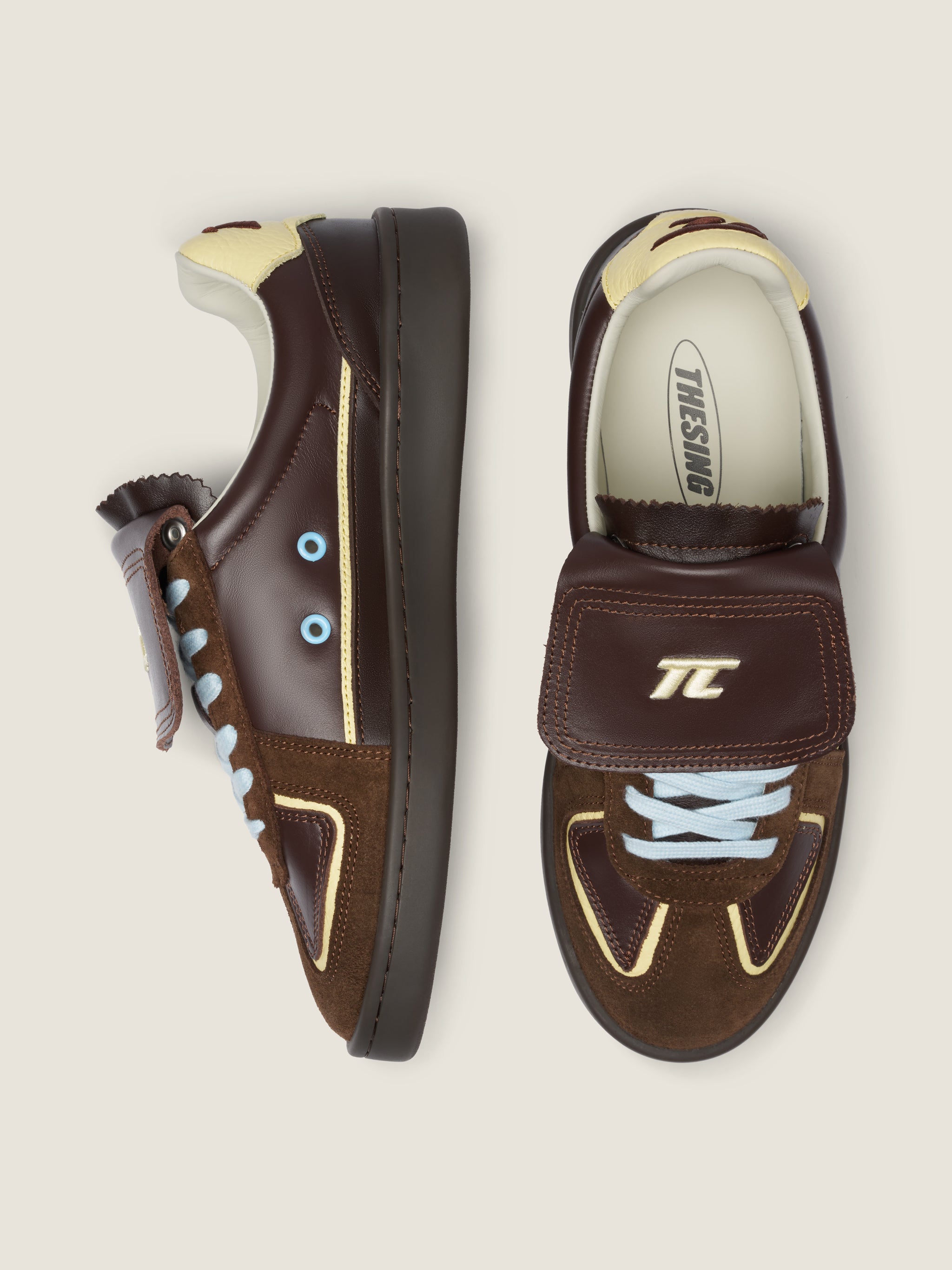 thesing-big-bang-brown-yellow-sneaker-gelb-samt image 6
