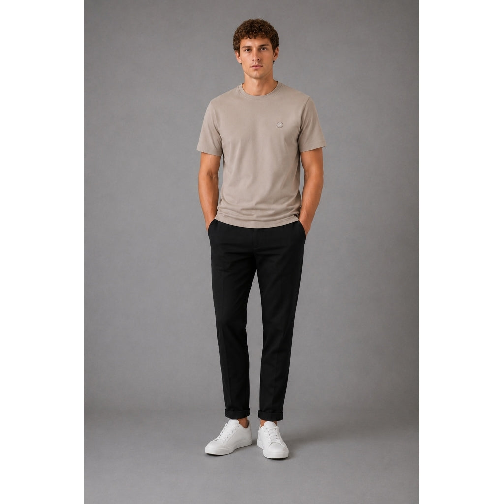 clean-cut-copenhagen-x-organic-t-shirt-brindle-beige image 3