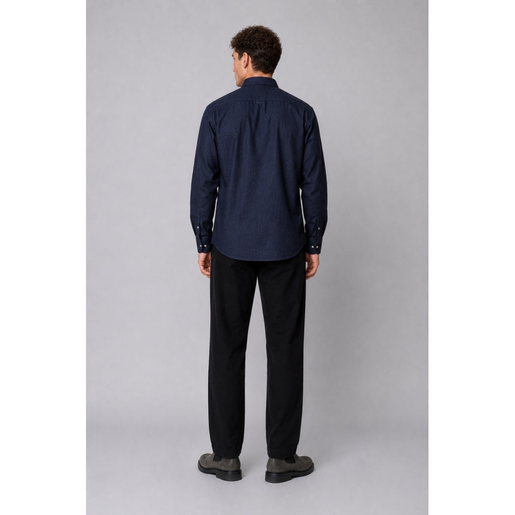 clean-cut-copenhagen-eske-flanellhemd-herren-navy-baumwolle image 4