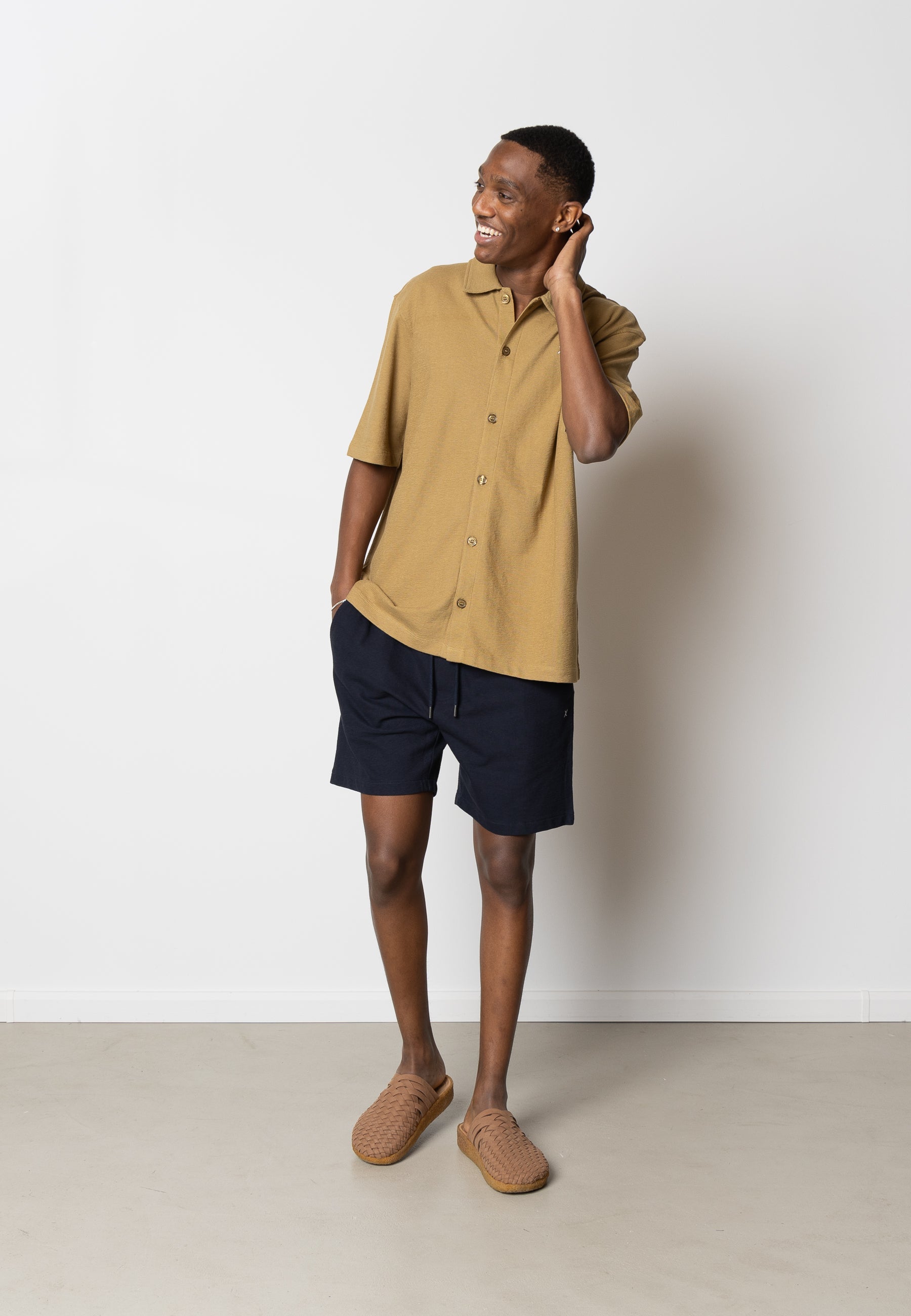 clean-cut-copenhagen-calton-shorts-herren-navy-baumwolle image 3