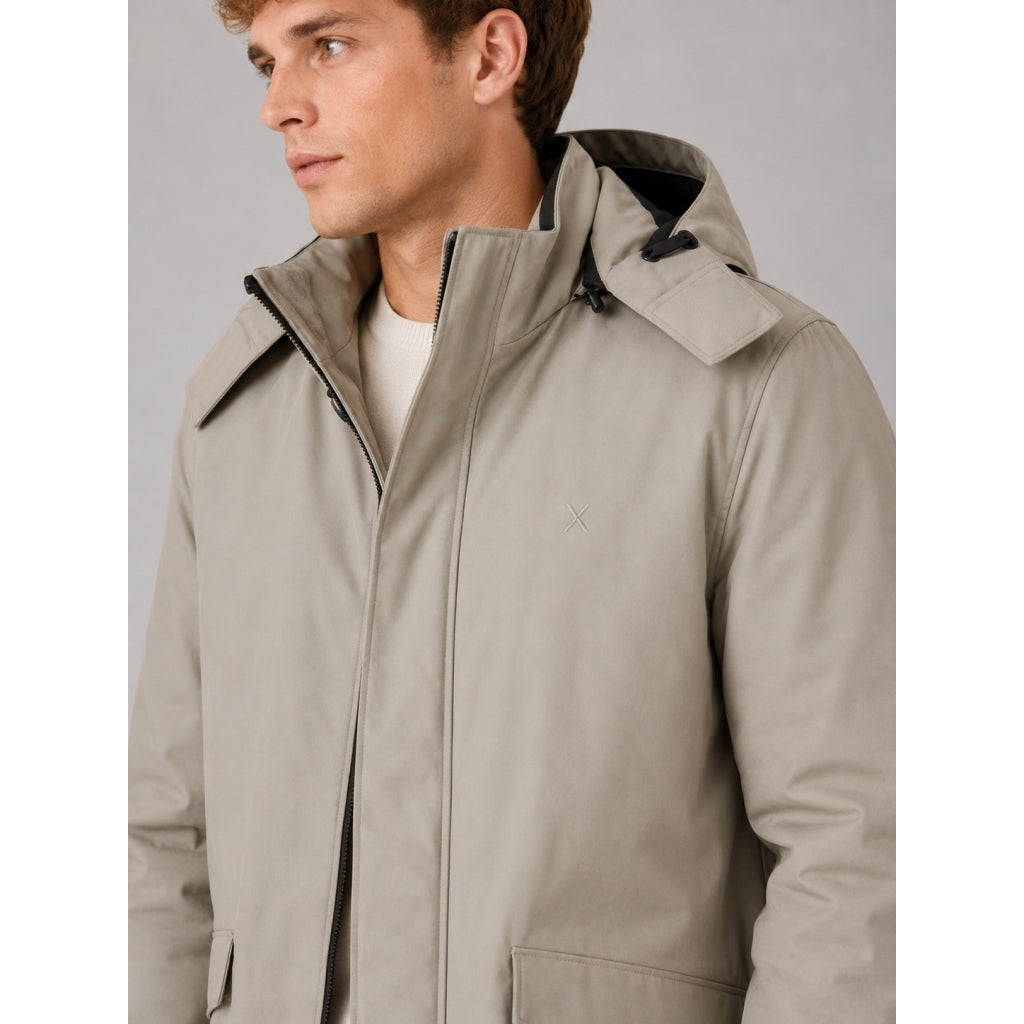 clean-cut-copenhagen-johan-parka-herren-brindle-beige-3000mm image 2