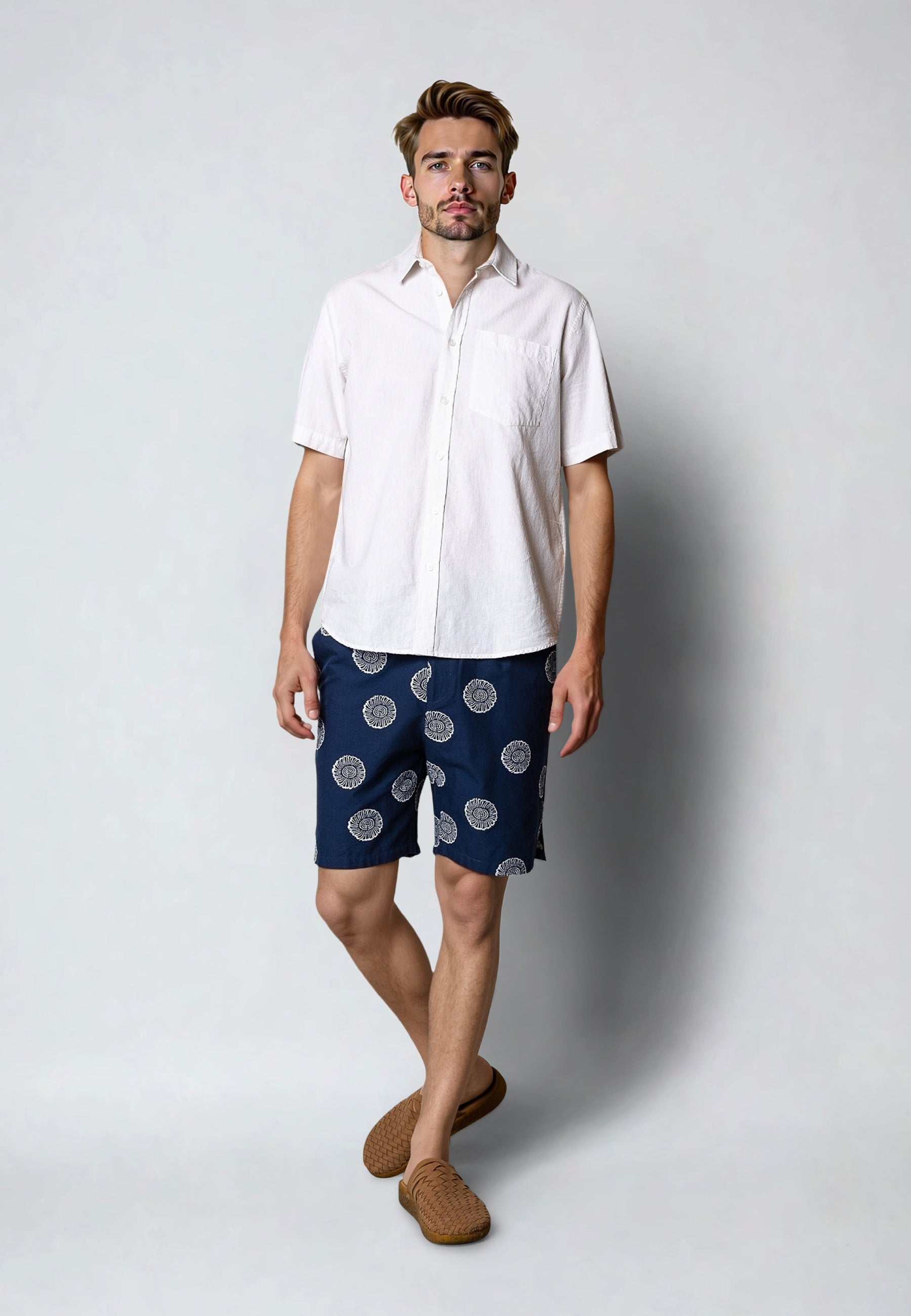 clean-cut-copenhagen-miller-shorts-navy-baumwolle-stickerei-m image 3
