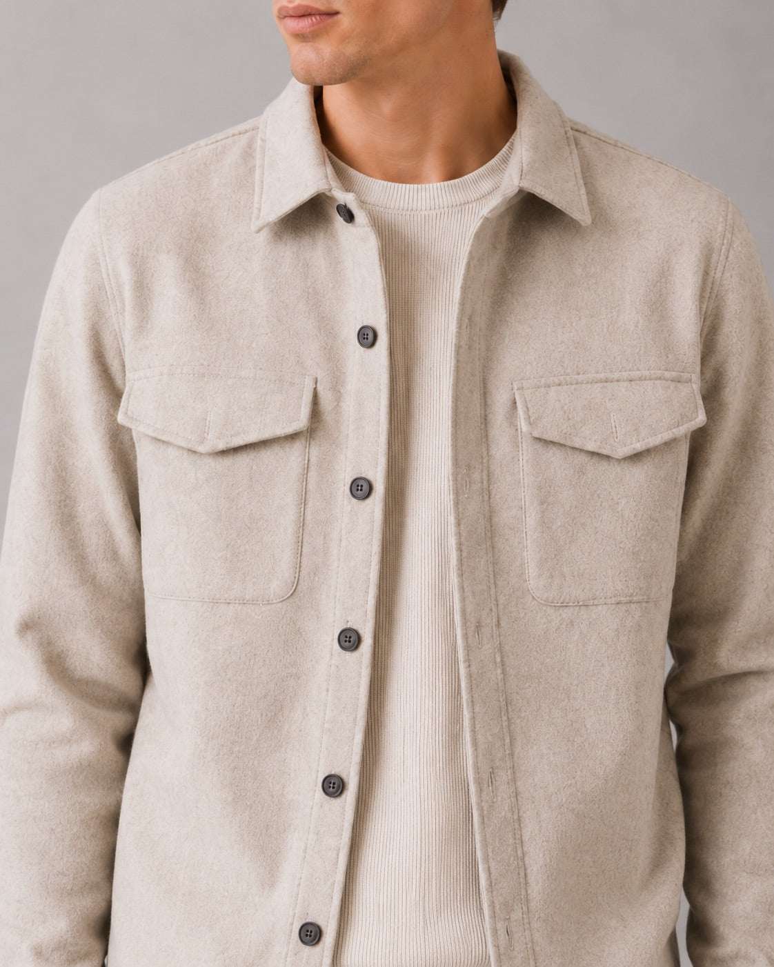 clean-cut-copenhagen-ditlev-overshirt-herren-ecru image 2