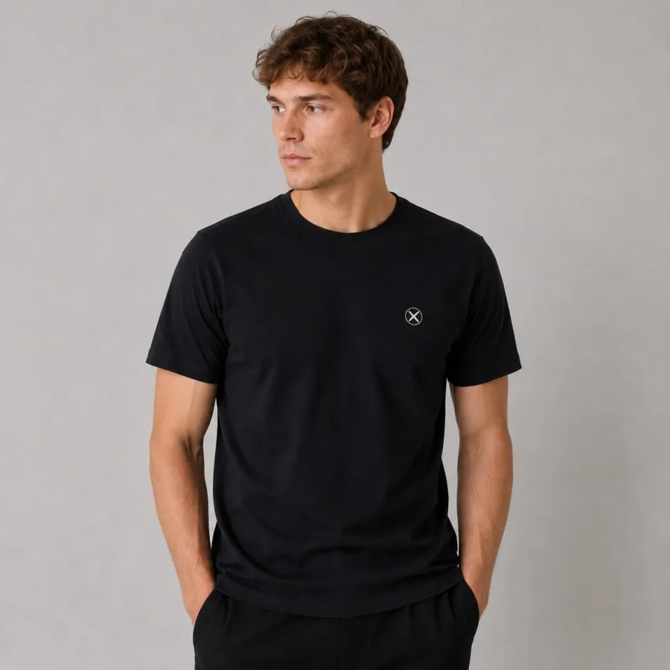 clean-cut-copenhagen-x-organic-t-shirt-schwarz-bio-baumwolle image 1