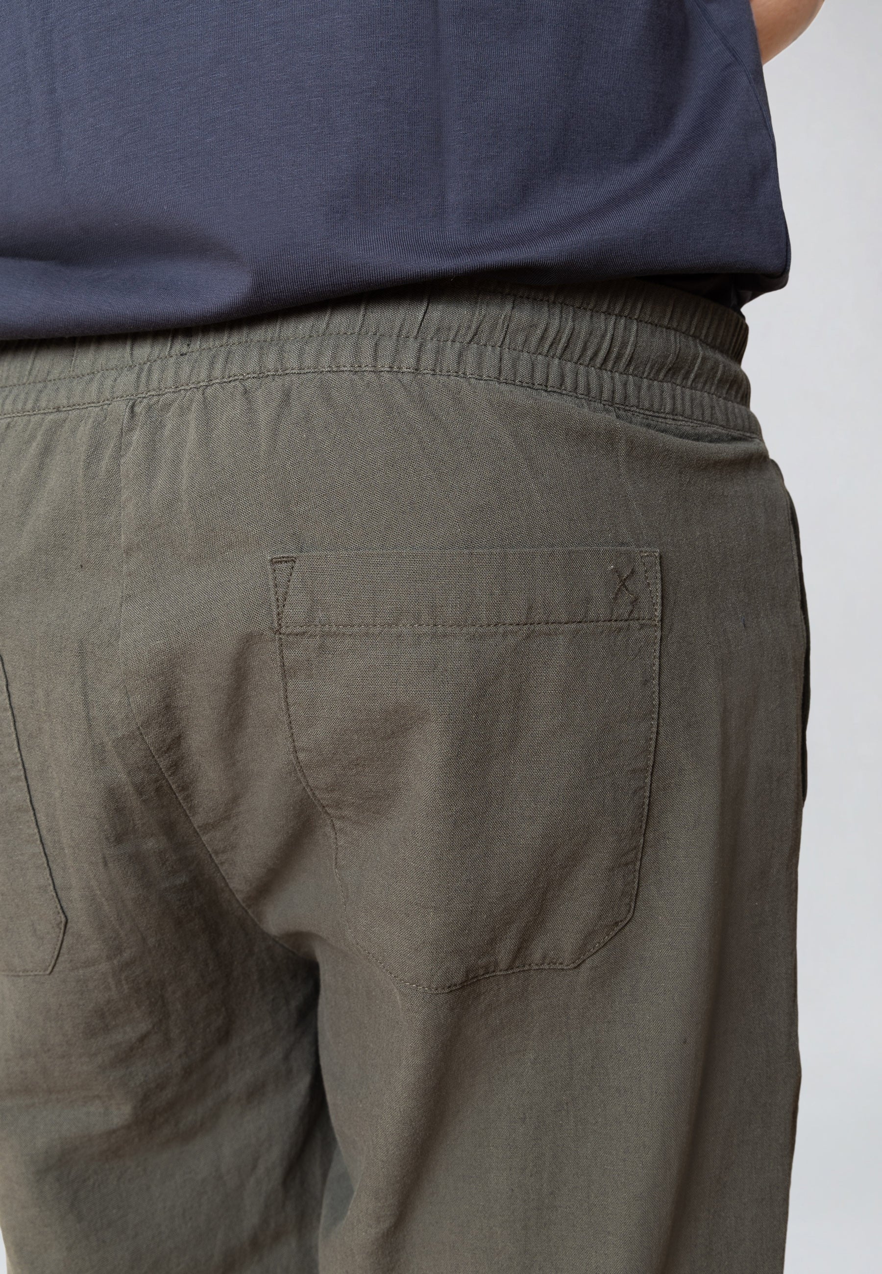 clean-cut-copenhagen-barcelona-leinenhose-army-baumwolle image 3