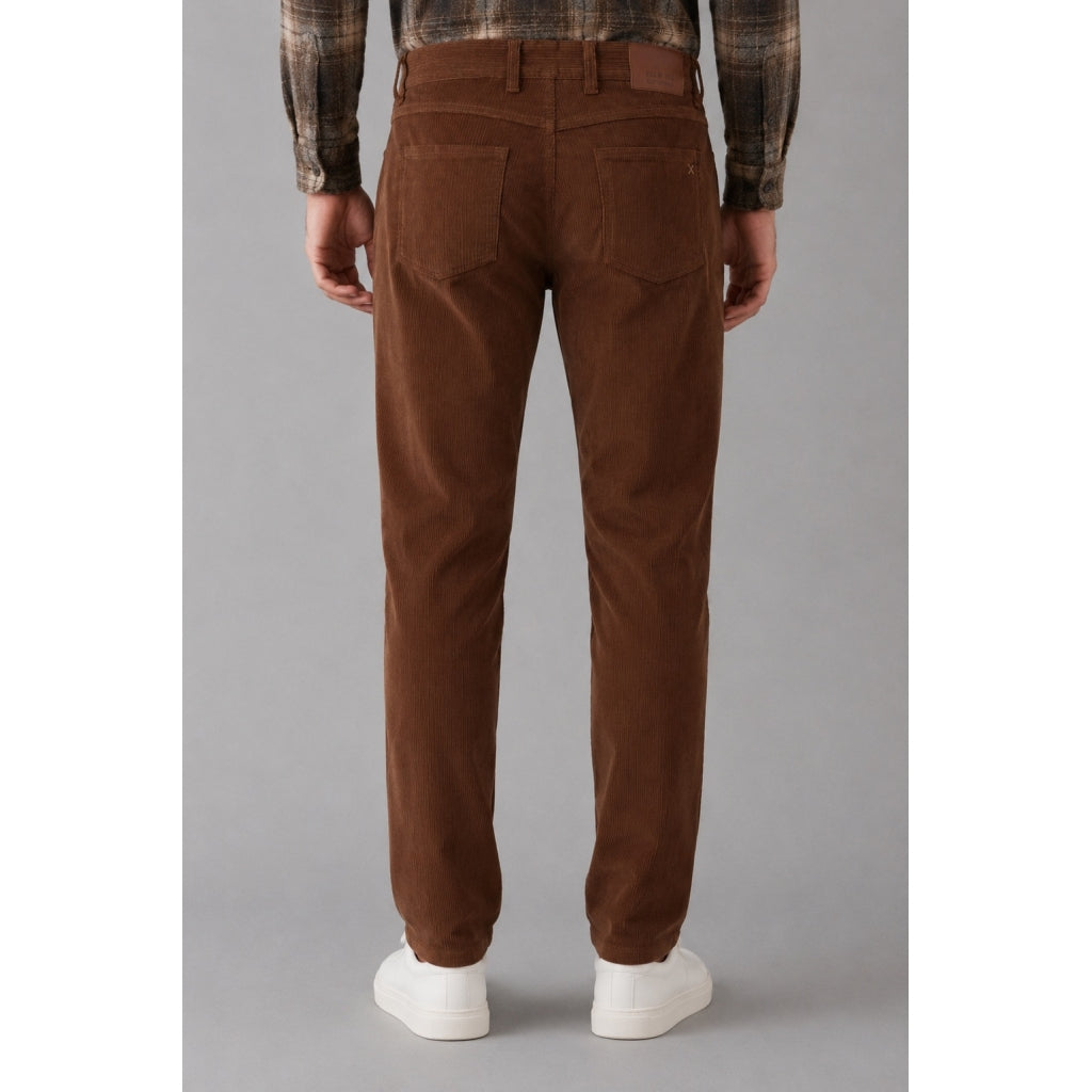 clean-cut-copenhagen-london-cordhose-herren-braun-stretch-regular image 2